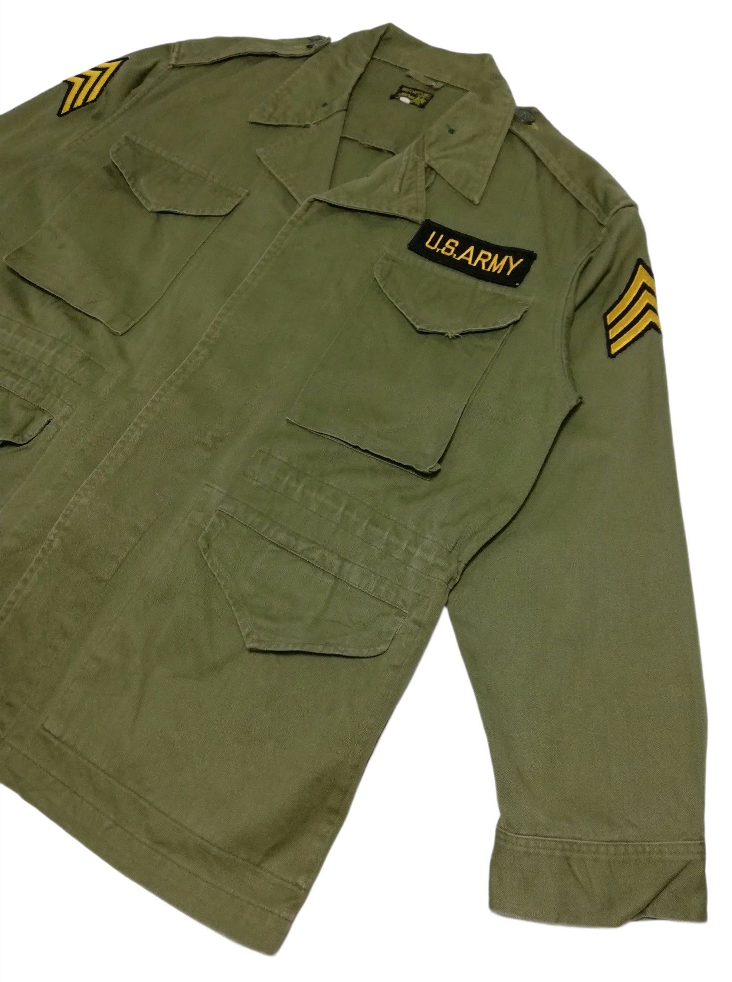 Vintage 🔥Design OG-107 U.S. ARMY WW2 M 43 Field Jacket🔥 Size US L / EU 52-54 / 3 - 6 Thumbnail