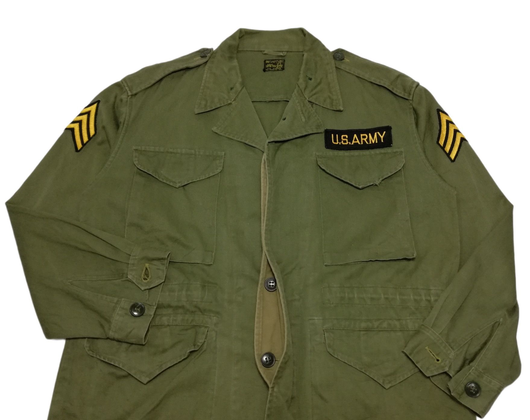 Vintage 🔥Design OG-107 U.S. ARMY WW2 M 43 Field Jacket🔥 Size US L / EU 52-54 / 3 - 2 Thumbnail