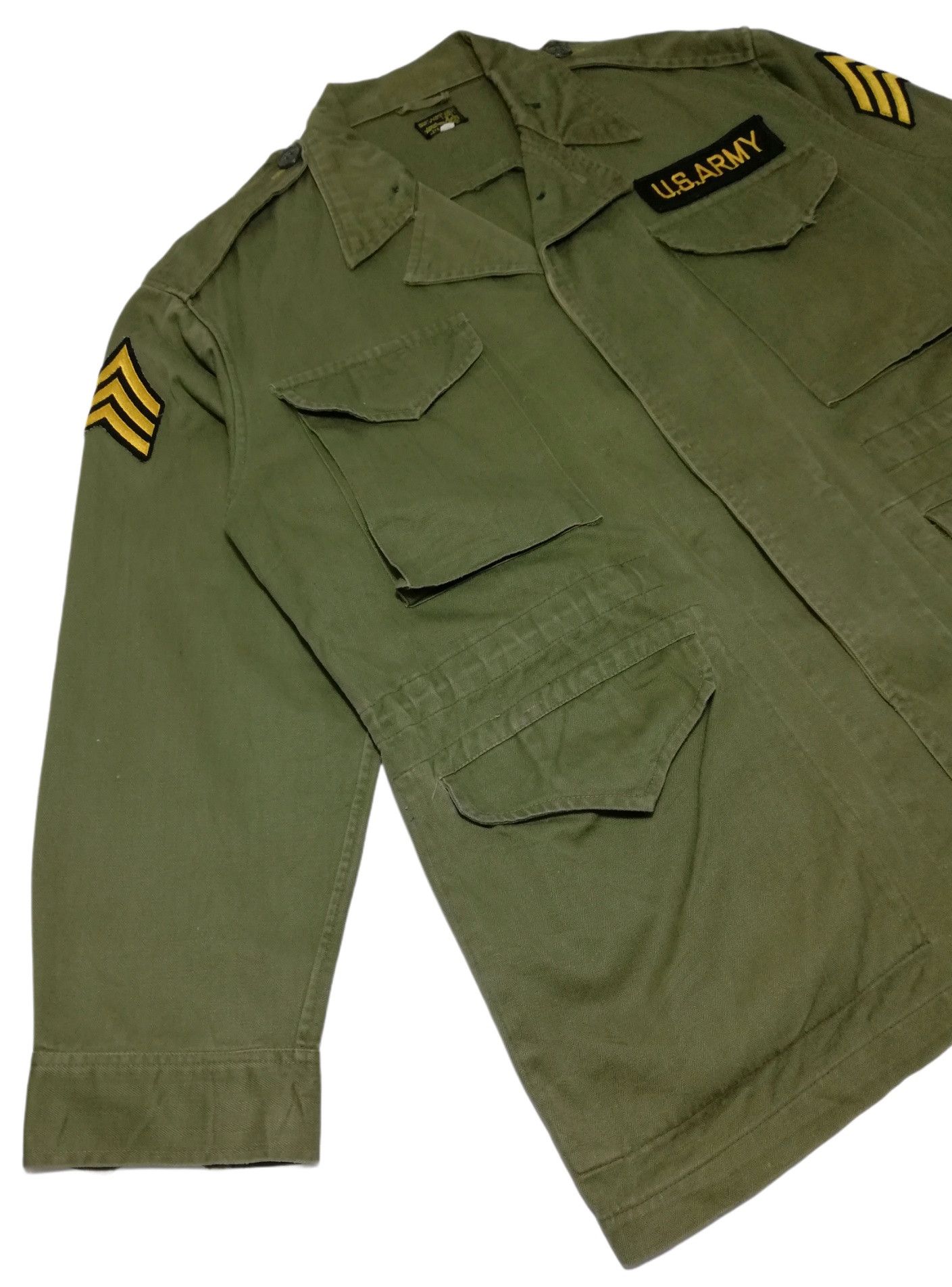 Vintage 🔥Design OG-107 U.S. ARMY WW2 M 43 Field Jacket🔥 Size US L / EU 52-54 / 3 - 5 Thumbnail
