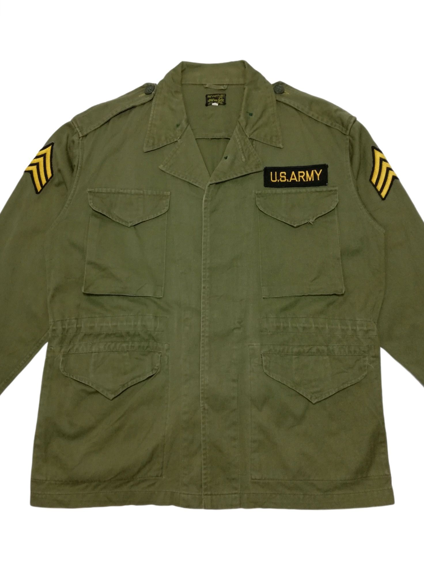 Vintage 🔥Design OG-107 U.S. ARMY WW2 M 43 Field Jacket🔥 Size US L / EU 52-54 / 3 - 4 Thumbnail