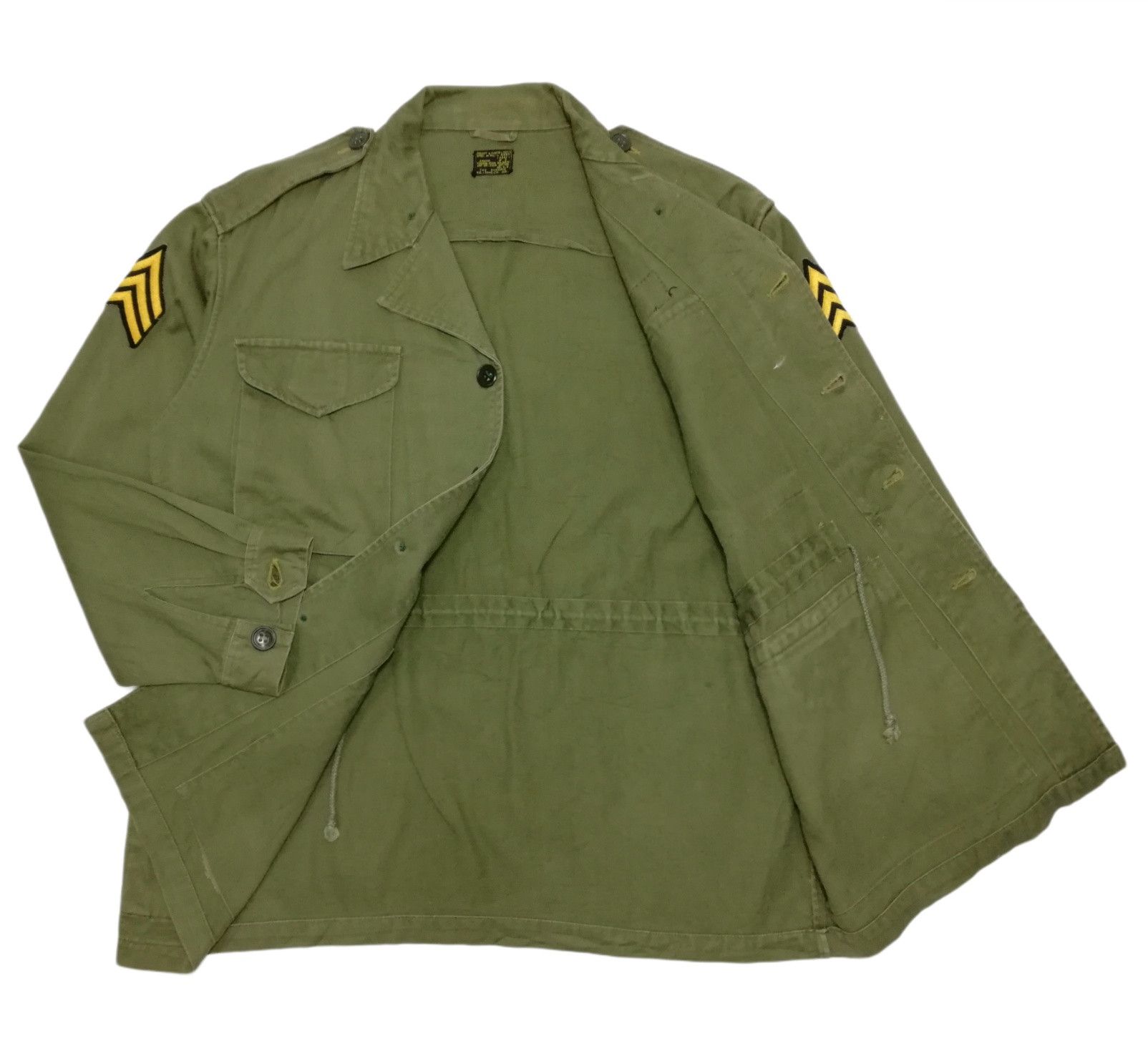 Vintage 🔥Design OG-107 U.S. ARMY WW2 M 43 Field Jacket🔥 Size US L / EU 52-54 / 3 - 3 Thumbnail