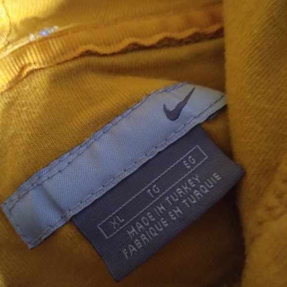 Nike × Vintage Vintage Nike Spell Out Talk Walk Logo Hoodie Sweatshirt Size US XL / EU 56 / 4 - 5 Thumbnail