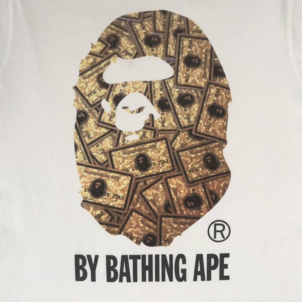 Bape 🔥NFS limited🔥 Gold card APE Big head T-shirt BAPE nigo Size US S / EU 44-46 / 1 - 2 Thumbnail