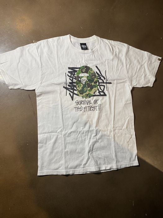 bape stussy tee