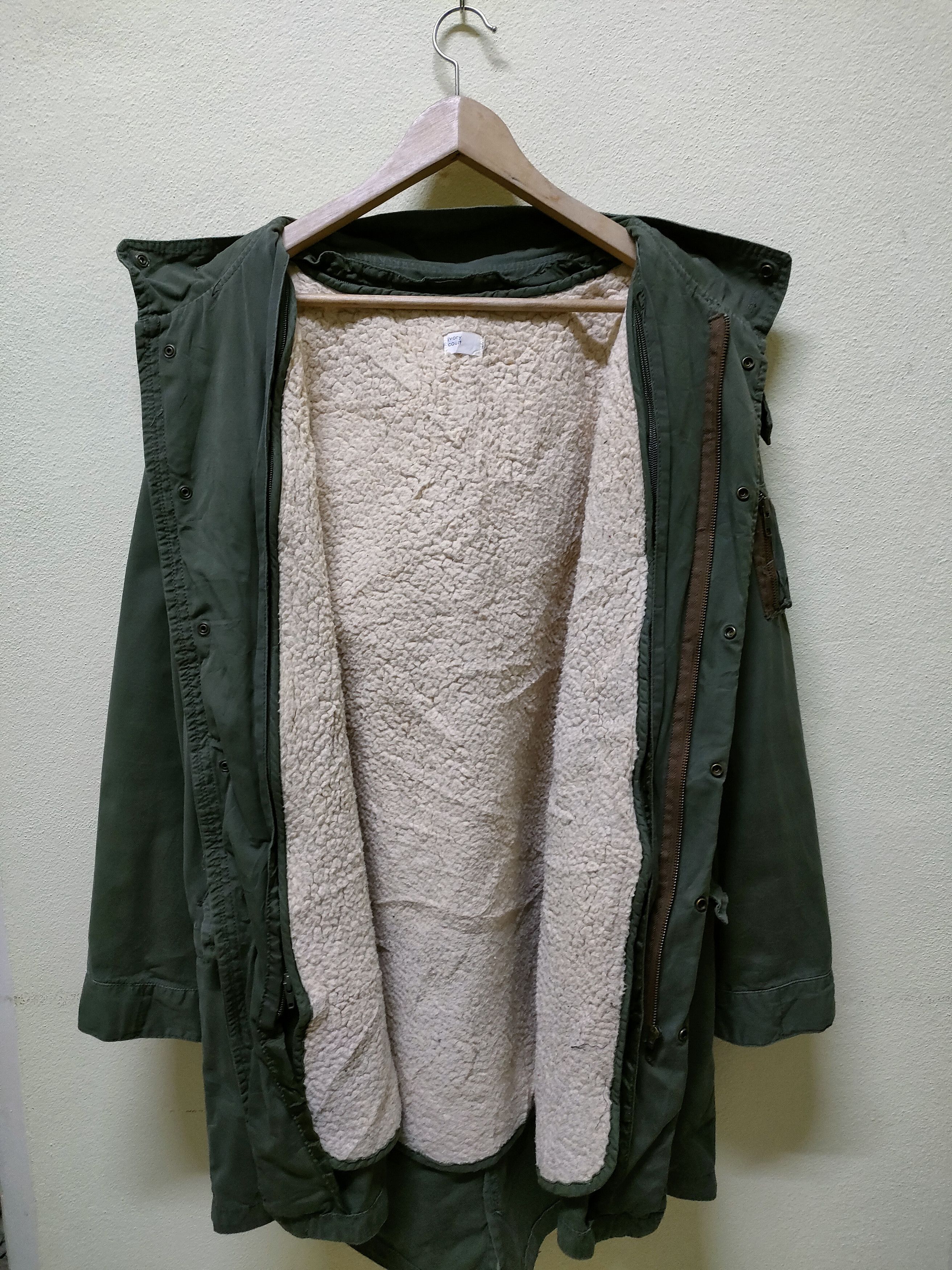 Japanese Brand Ivory Court Parka Fishtail Jacket Size US M / EU 48-50 / 2 - 11 Thumbnail