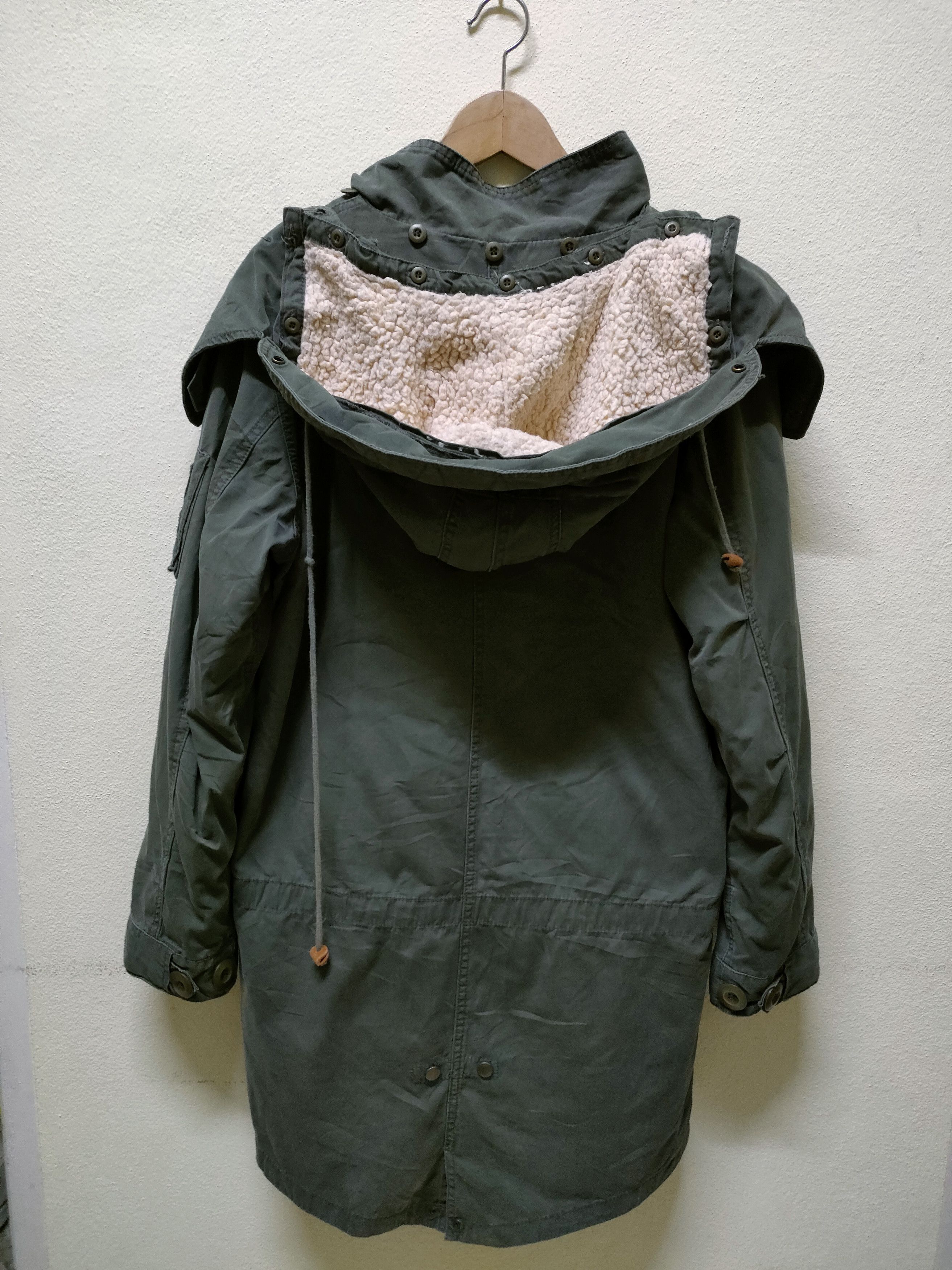 Japanese Brand Ivory Court Parka Fishtail Jacket Size US M / EU 48-50 / 2 - 2 Thumbnail