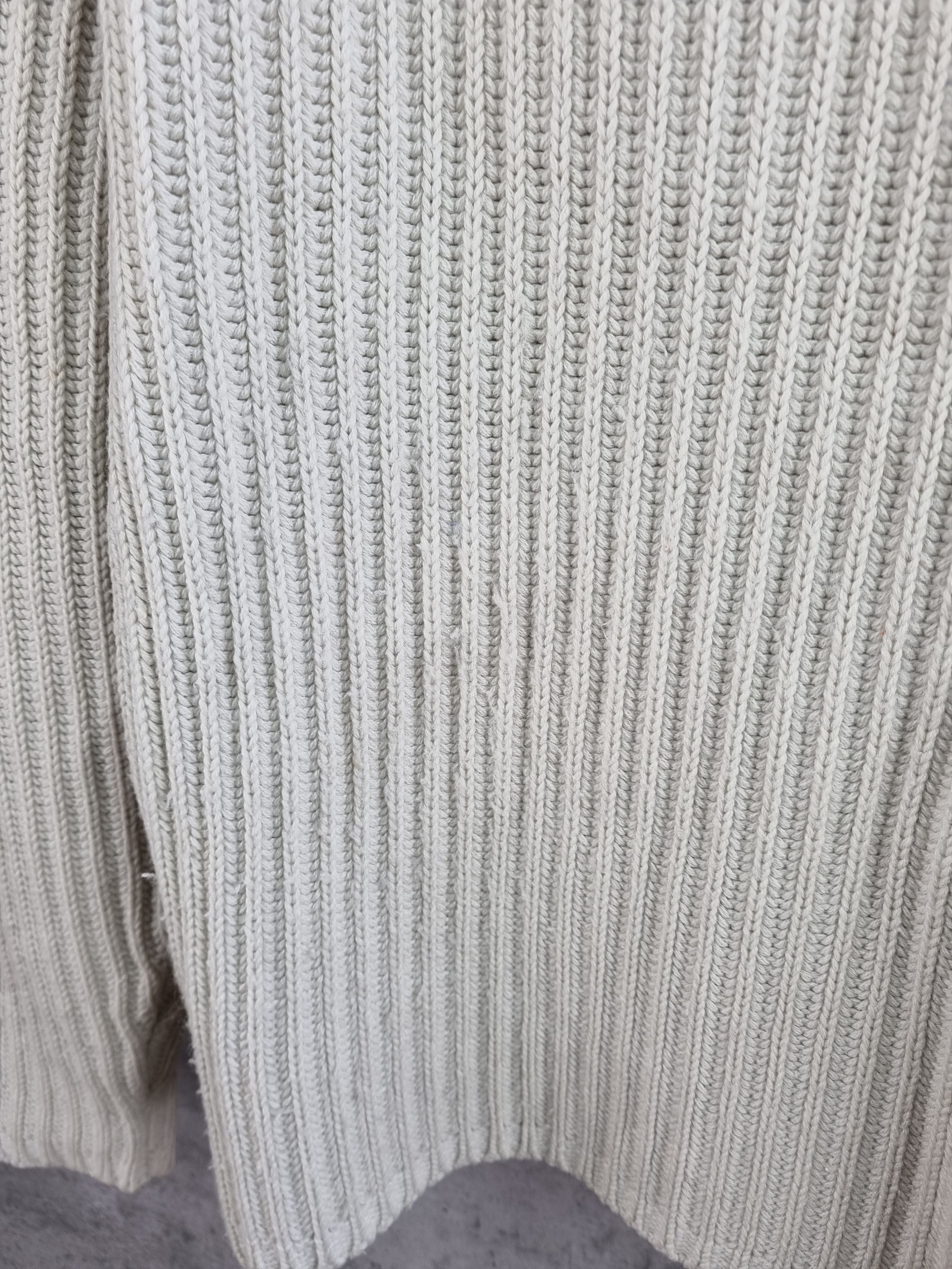 Japanese Brand × Schott Schott Cable Knitted Zipped High Neck Sweater like Prada Size US L / EU 52-54 / 3 - 15 Thumbnail