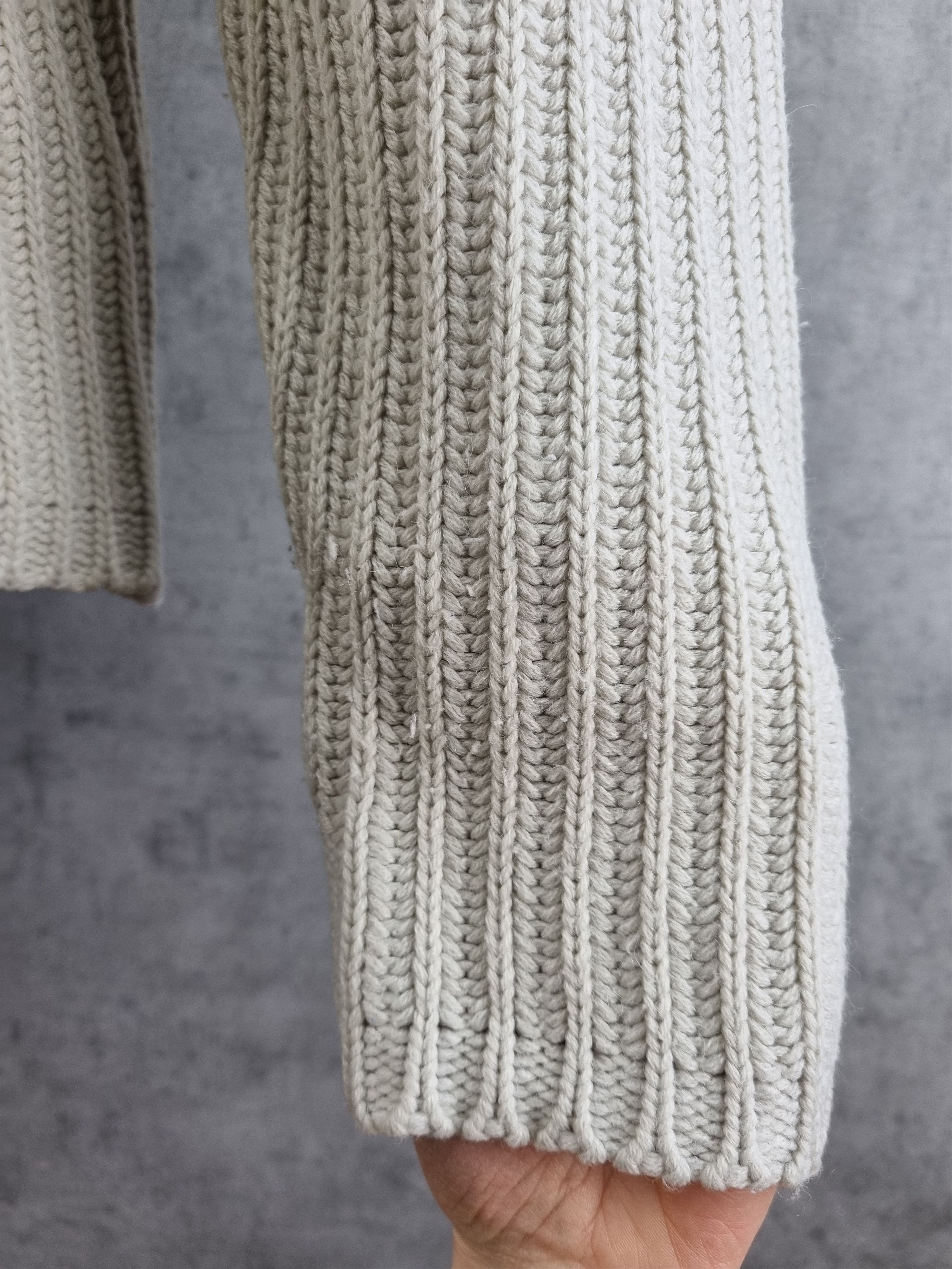 Japanese Brand × Schott Schott Cable Knitted Zipped High Neck Sweater like Prada Size US L / EU 52-54 / 3 - 13 Thumbnail