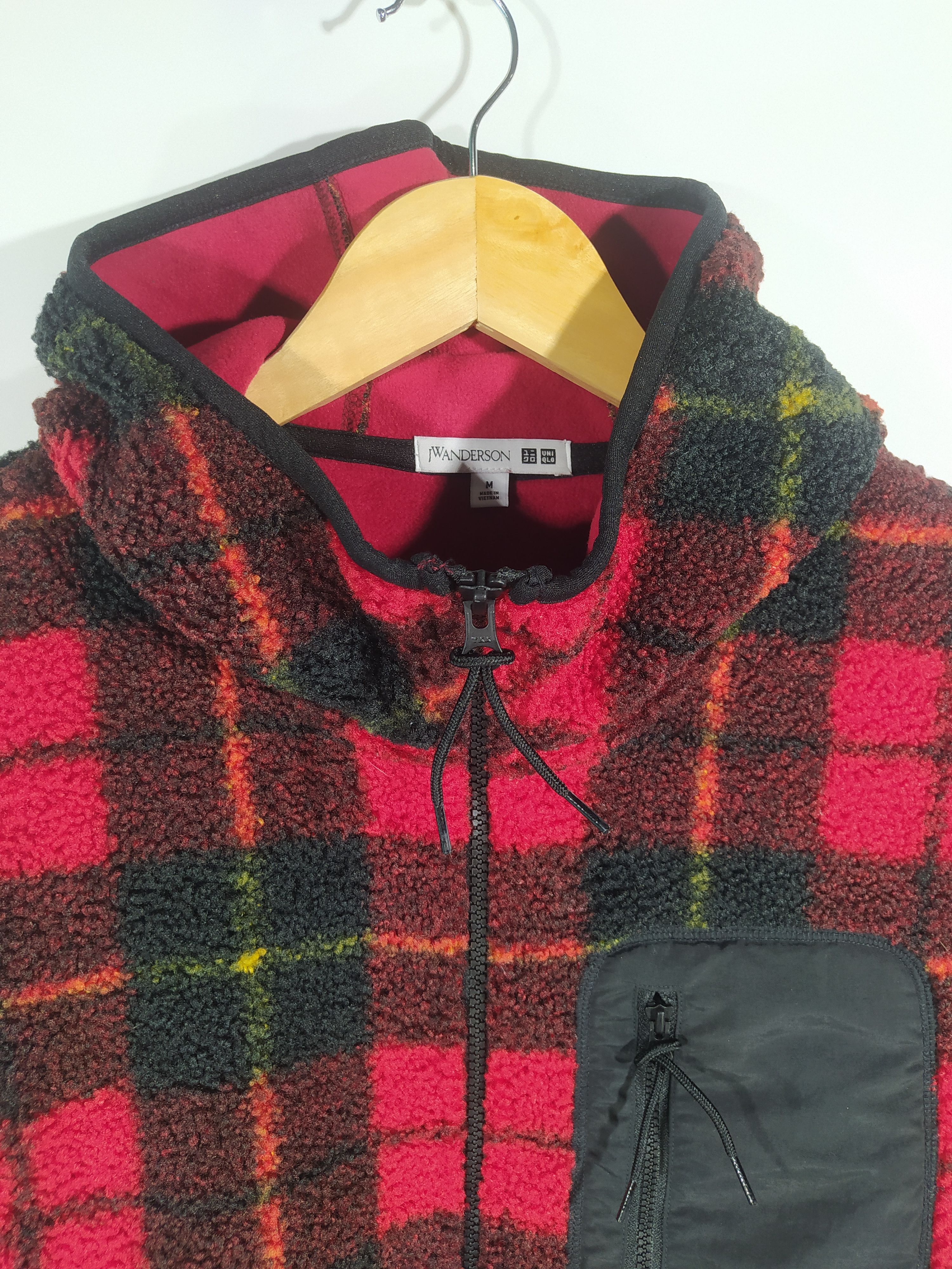 JW Anderson × Japanese Brand × Uniqlo Uniqlo jw Anderson Plaid bulky fleece Size US M / EU 48-50 / 2 - 6 Thumbnail