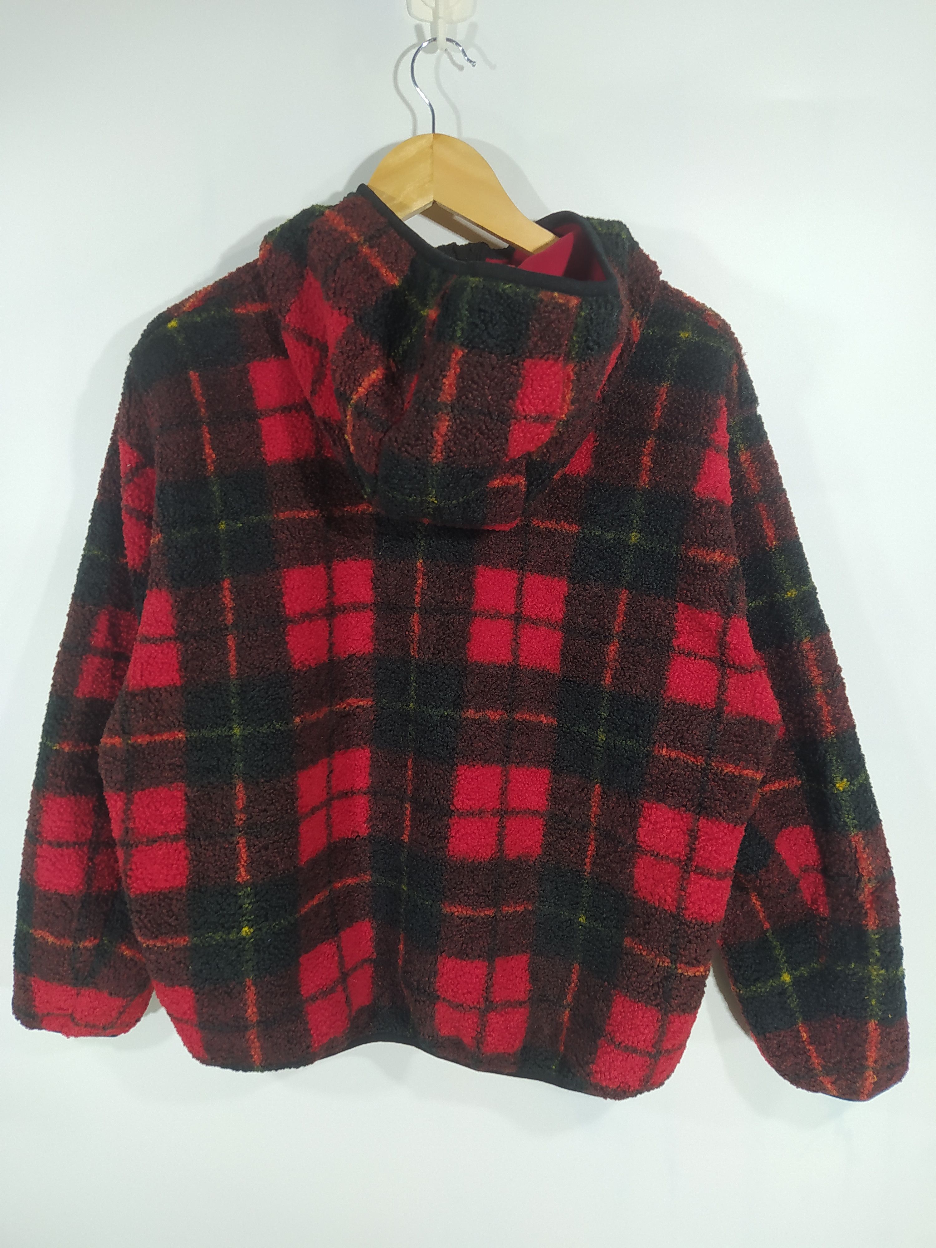 JW Anderson × Japanese Brand × Uniqlo Uniqlo jw Anderson Plaid bulky fleece Size US M / EU 48-50 / 2 - 7 Thumbnail