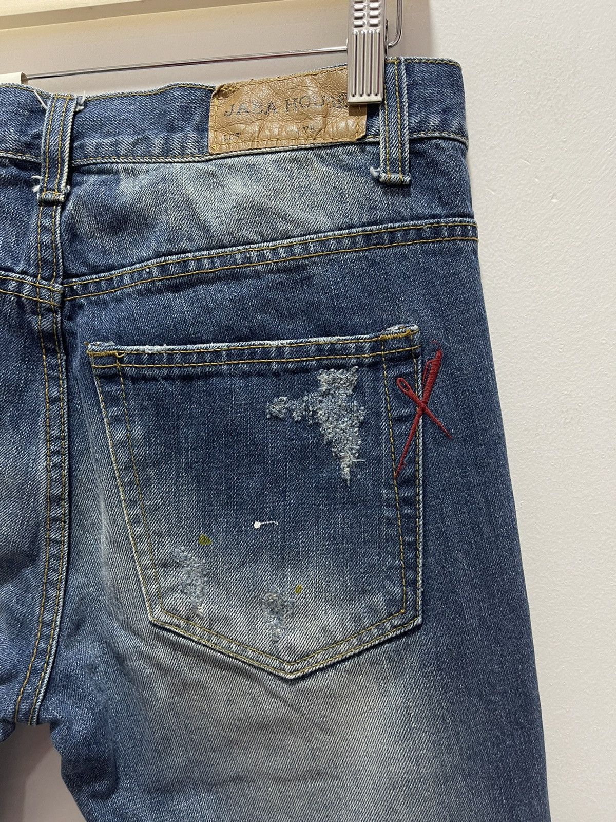 Vintage VINTAGE JABA HOUSE PATCHWORK RIPPED FIT DISTRESSED JEANS Size US 31 - 11 Thumbnail