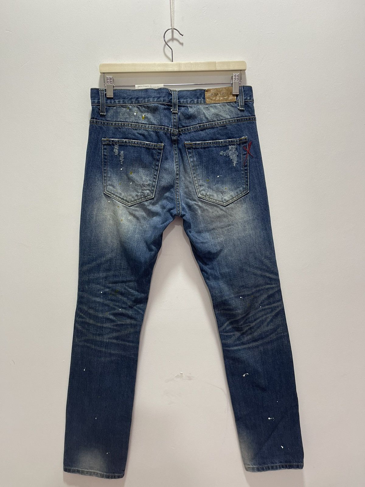 Vintage VINTAGE JABA HOUSE PATCHWORK RIPPED FIT DISTRESSED JEANS Size US 31 - 10 Thumbnail