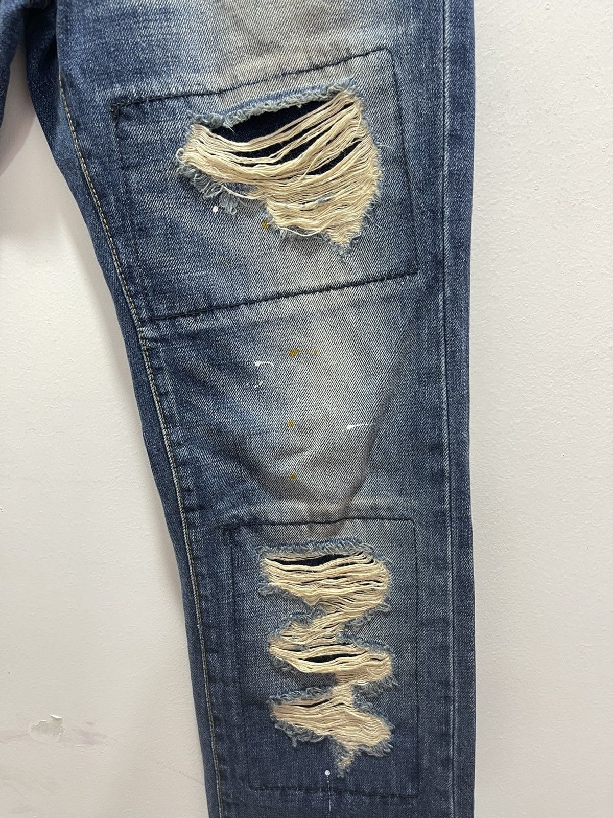 Vintage VINTAGE JABA HOUSE PATCHWORK RIPPED FIT DISTRESSED JEANS Size US 31 - 5 Thumbnail