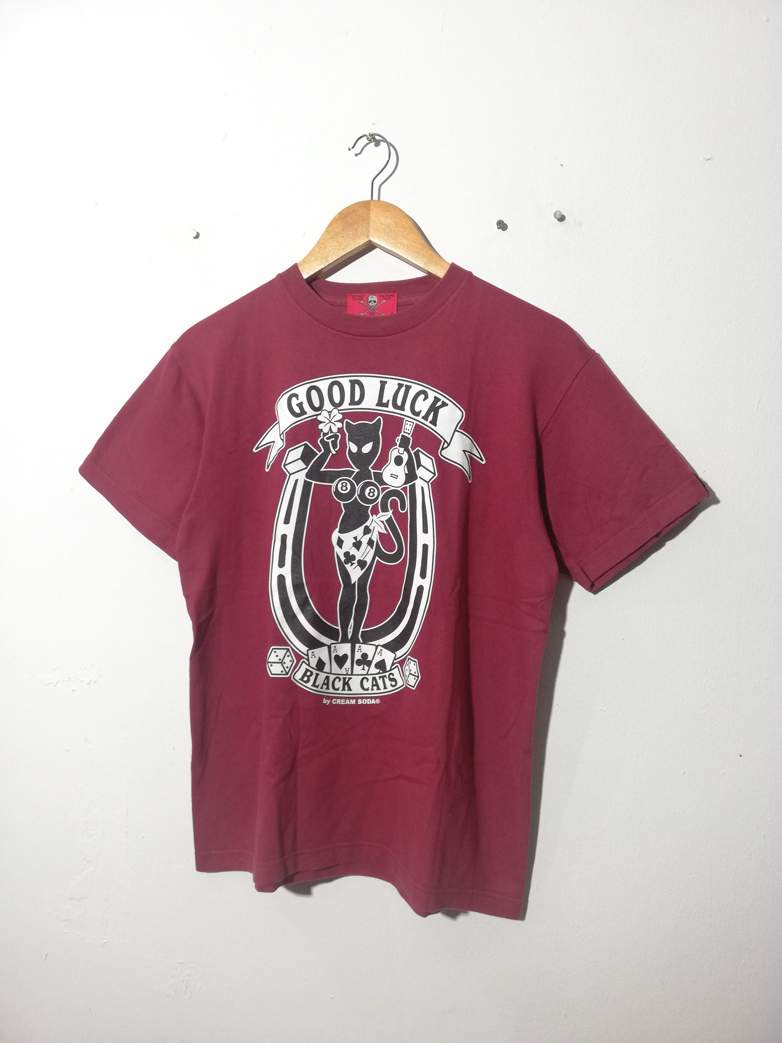 Japanese Brand Black Cats By Cream Soda Tee Size US S / EU 44-46 / 1 - 1 Thumbnail