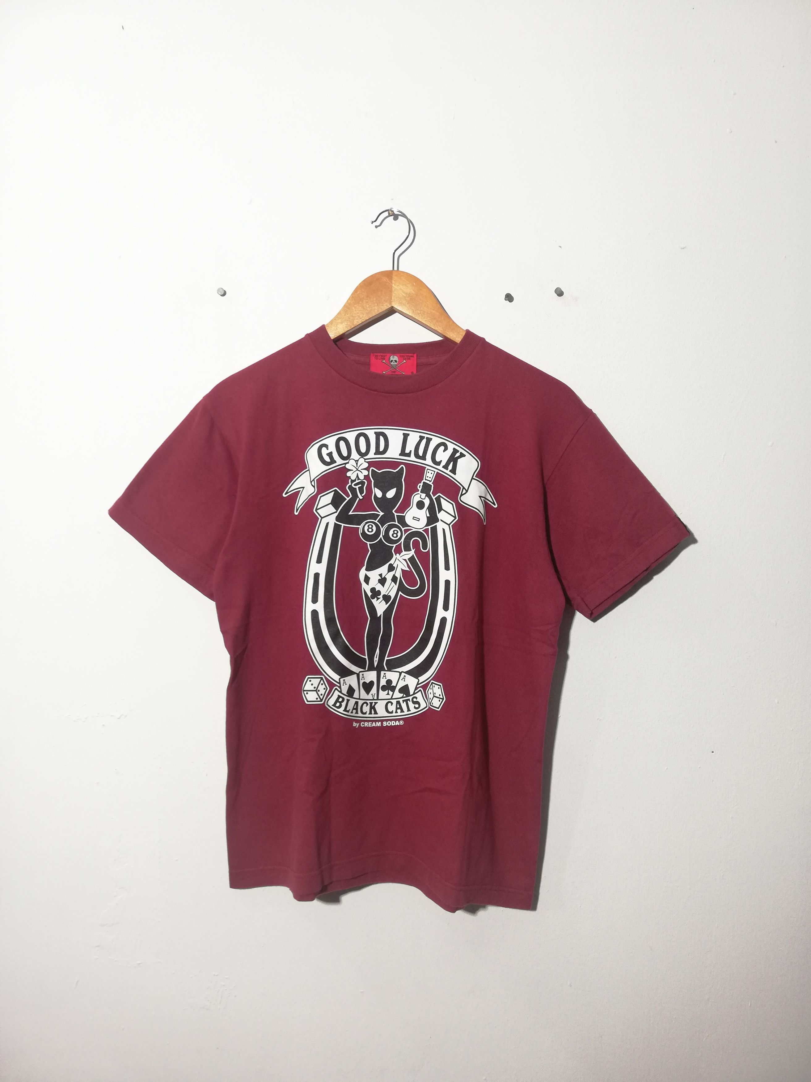 Japanese Brand Black Cats By Cream Soda Tee Size US S / EU 44-46 / 1 - 3 Thumbnail