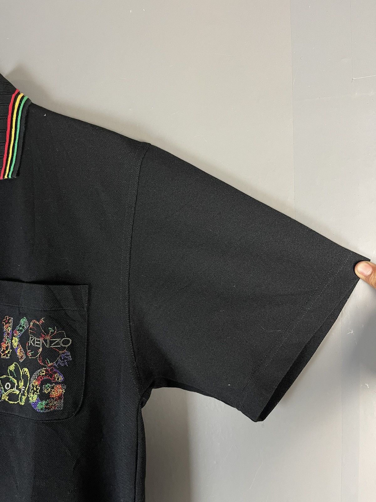 Kenzo JAPANESE KENZO GOLF FLOWER SINGLE POCKET POLOS Size US S / EU 44-46 / 1 - 3 Thumbnail