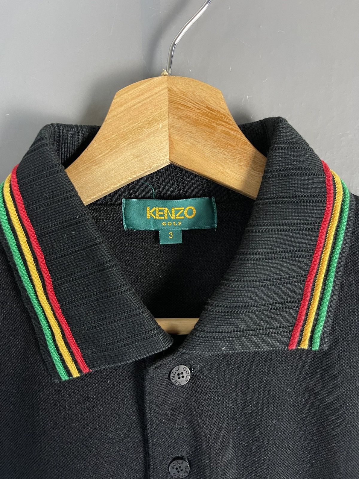 Kenzo JAPANESE KENZO GOLF FLOWER SINGLE POCKET POLOS Size US S / EU 44-46 / 1 - 6 Thumbnail