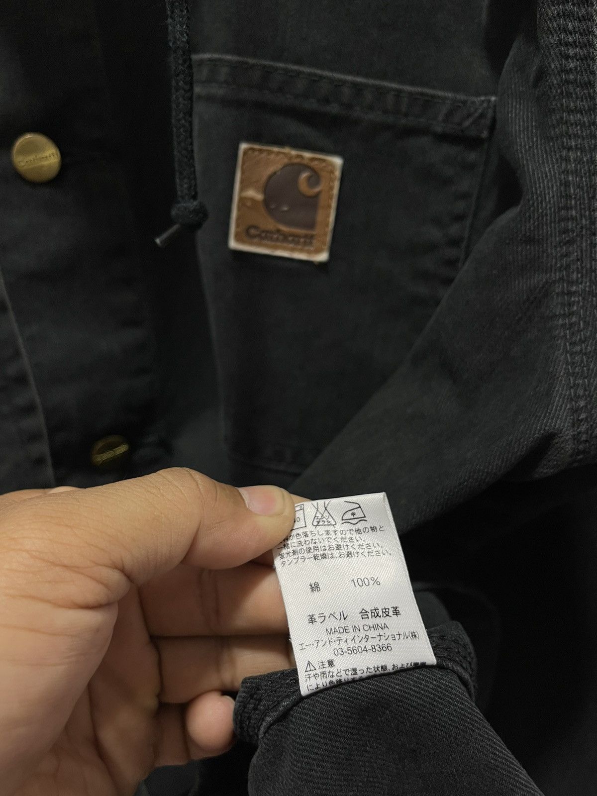 Carhartt VINTAGE CARHARTT CHORE BUTTON UP HOODIE JACKET Size US L / EU 52-54 / 3 - 12 Thumbnail