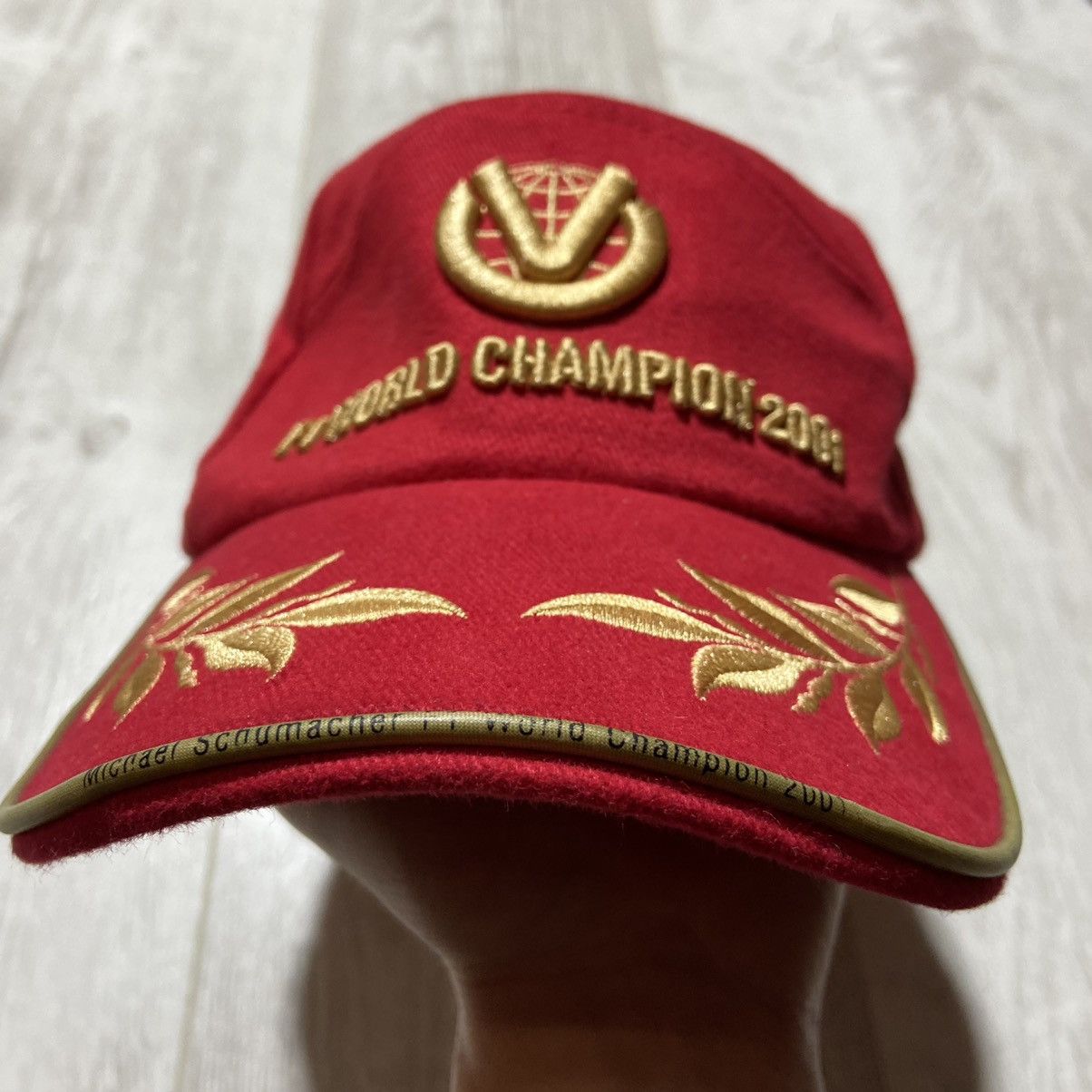 Ferrari × Formula 1 × Vintage Vintage Ferrari Michael Schumacher F1 Word Championship Cap Size ONE SIZE - 6 Thumbnail