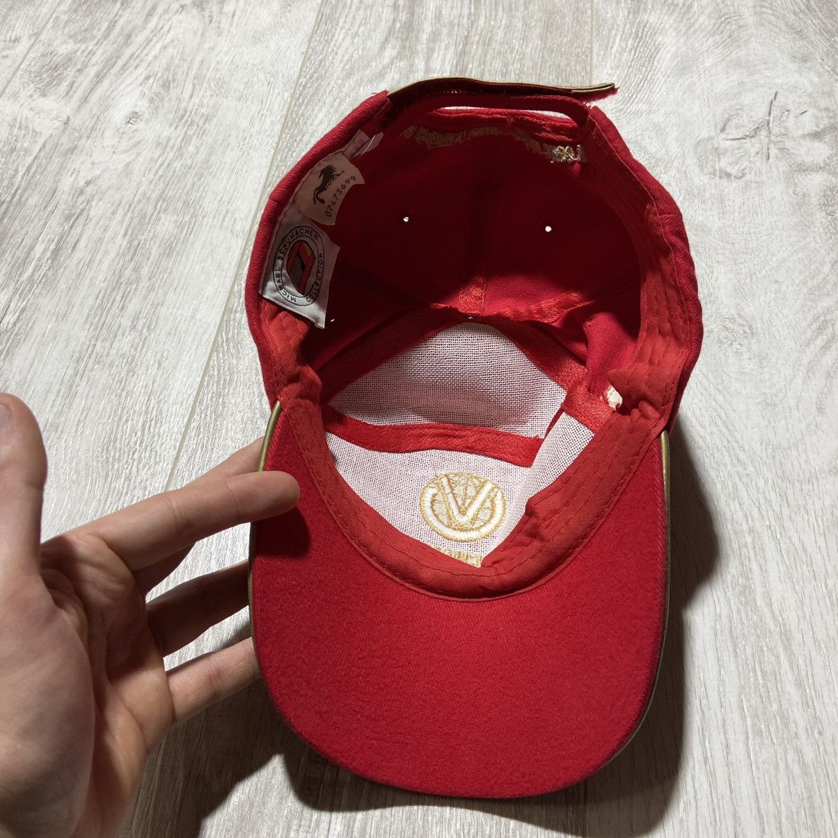 Ferrari × Formula 1 × Vintage Vintage Ferrari Michael Schumacher F1 Word Championship Cap Size ONE SIZE - 16 Thumbnail