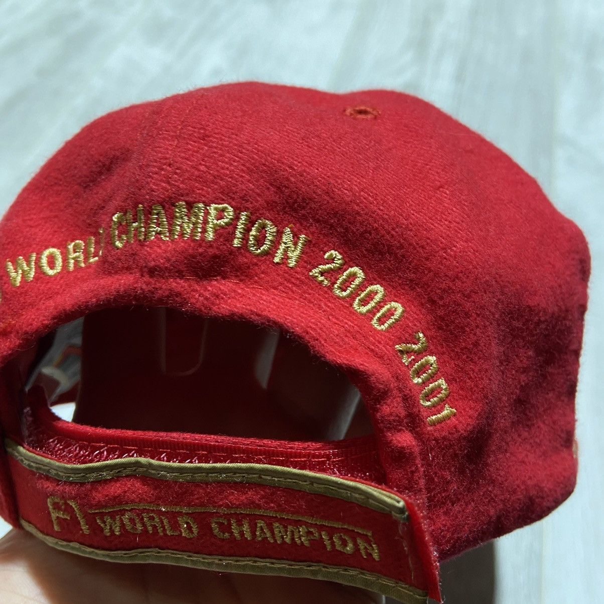 Ferrari × Formula 1 × Vintage Vintage Ferrari Michael Schumacher F1 Word Championship Cap Size ONE SIZE - 13 Thumbnail