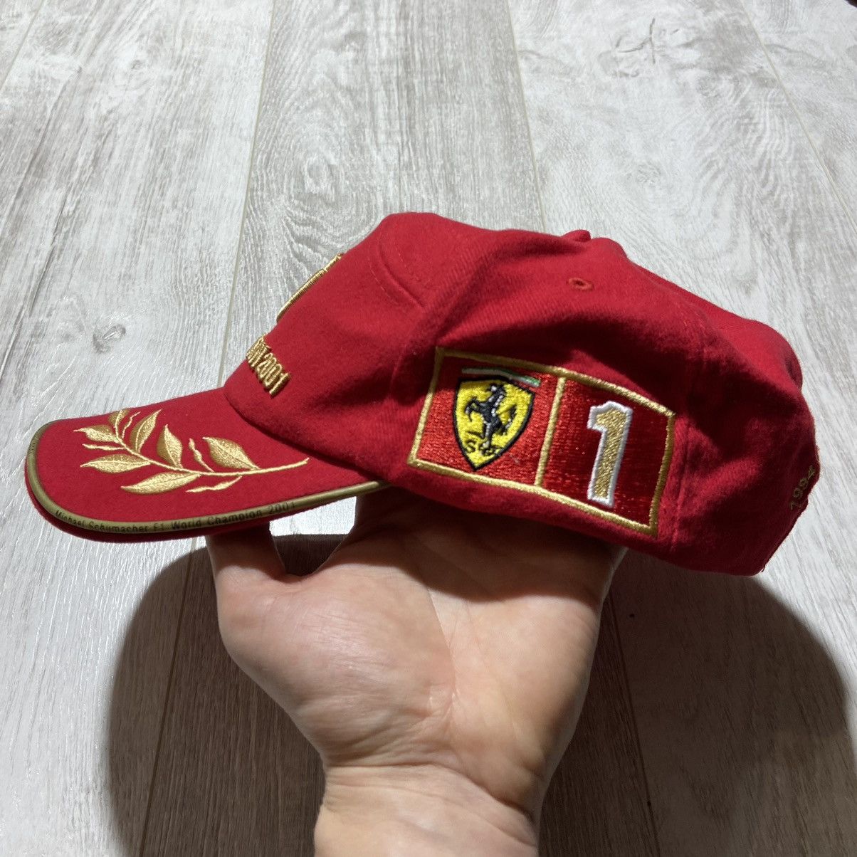 Ferrari × Formula 1 × Vintage Vintage Ferrari Michael Schumacher F1 Word Championship Cap Size ONE SIZE - 8 Thumbnail