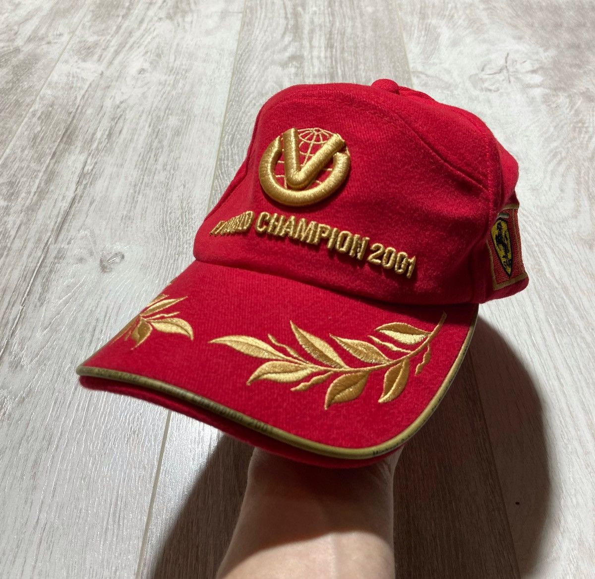 Ferrari × Formula 1 × Vintage Vintage Ferrari Michael Schumacher F1 Word Championship Cap Size ONE SIZE - 1 Thumbnail