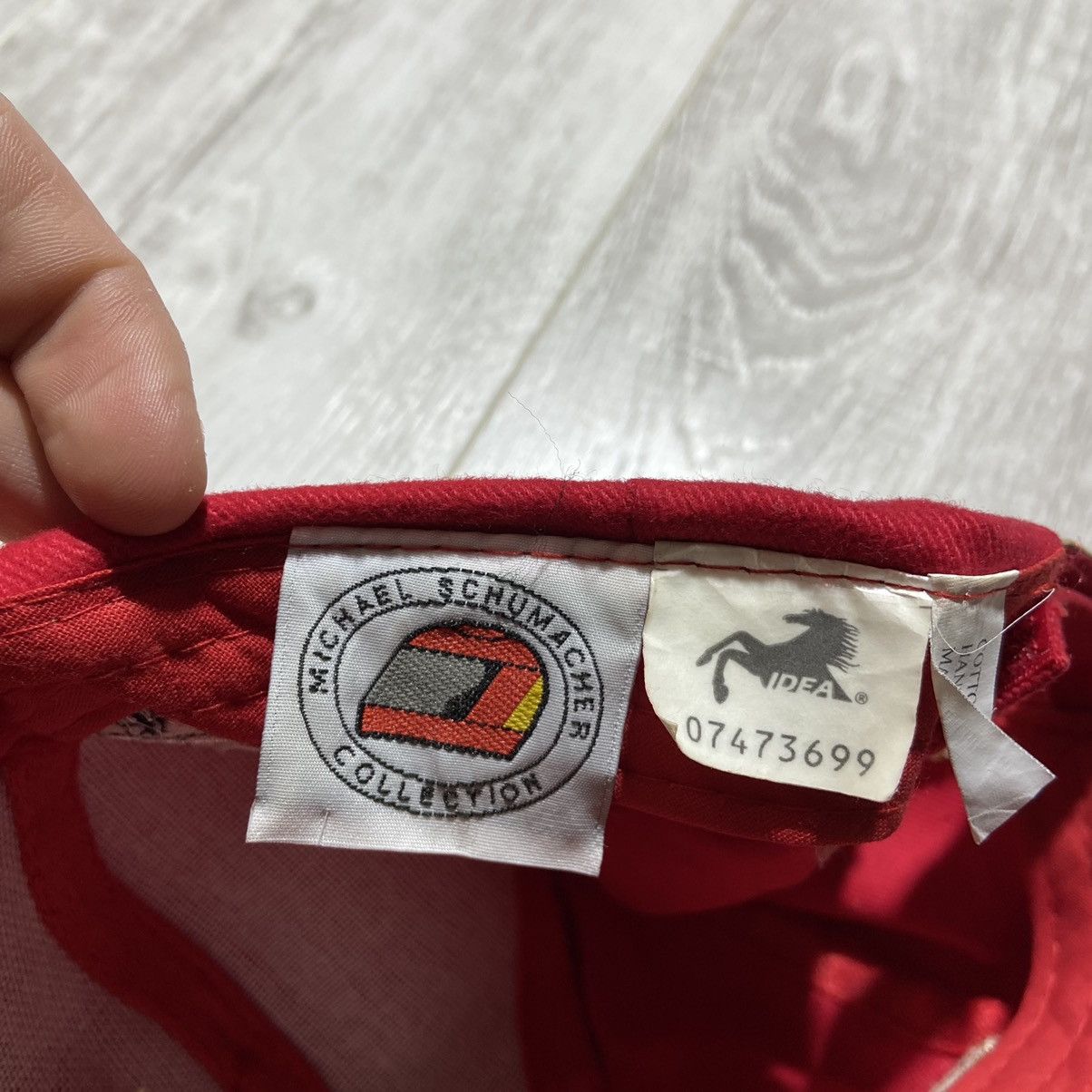Ferrari × Formula 1 × Vintage Vintage Ferrari Michael Schumacher F1 Word Championship Cap Size ONE SIZE - 17 Thumbnail
