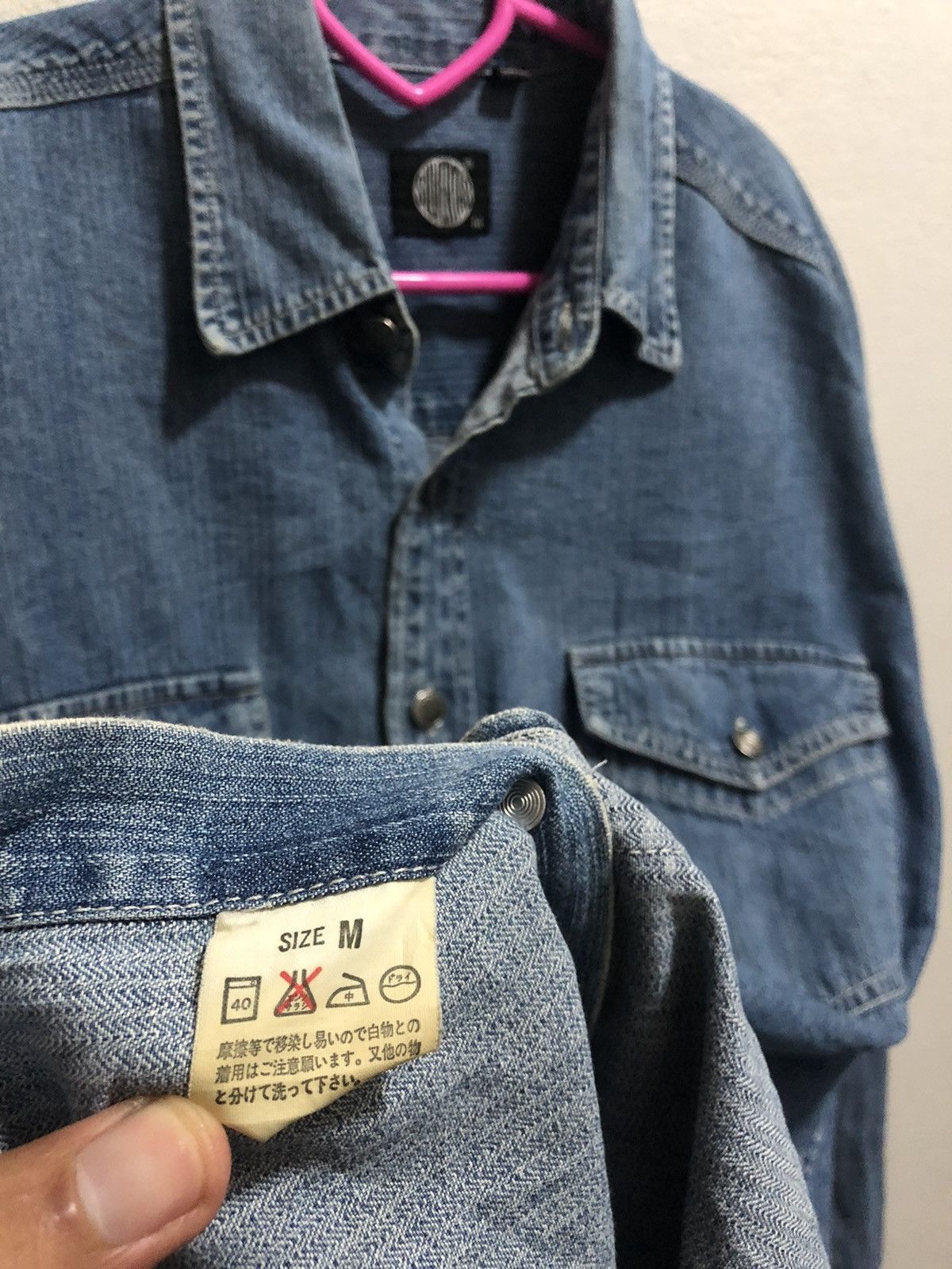 Levi's Vintage Clothing Rare Vintage LEVI’S SILVERTAB Distressed Denim Shirt Size US M / EU 48-50 / 2 - 7 Thumbnail