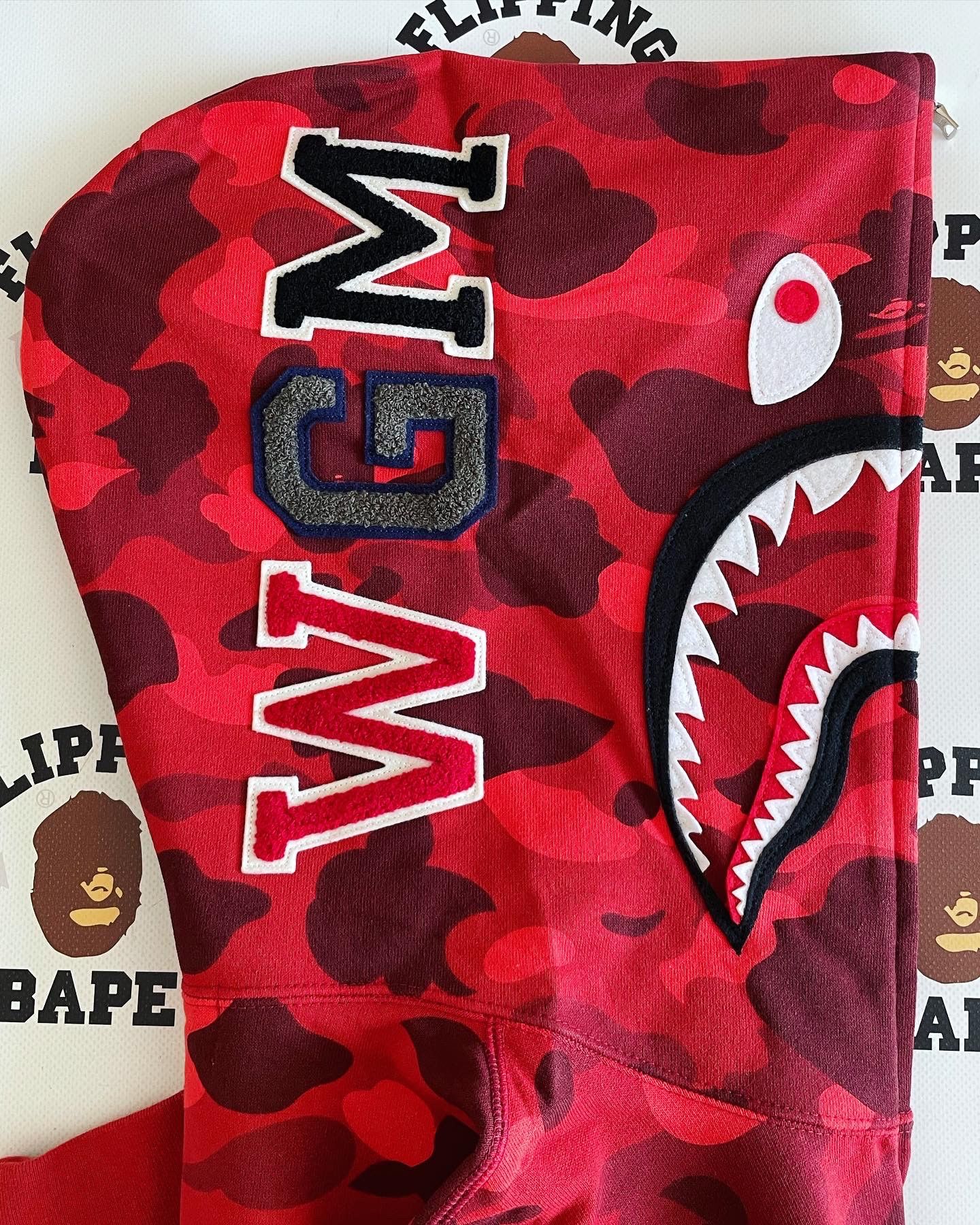 Bape BAPE COLOR CAMO SHARK FULL ZIP HOODIE 2022 Size US XXL / EU 58 / 5 - 4 Thumbnail
