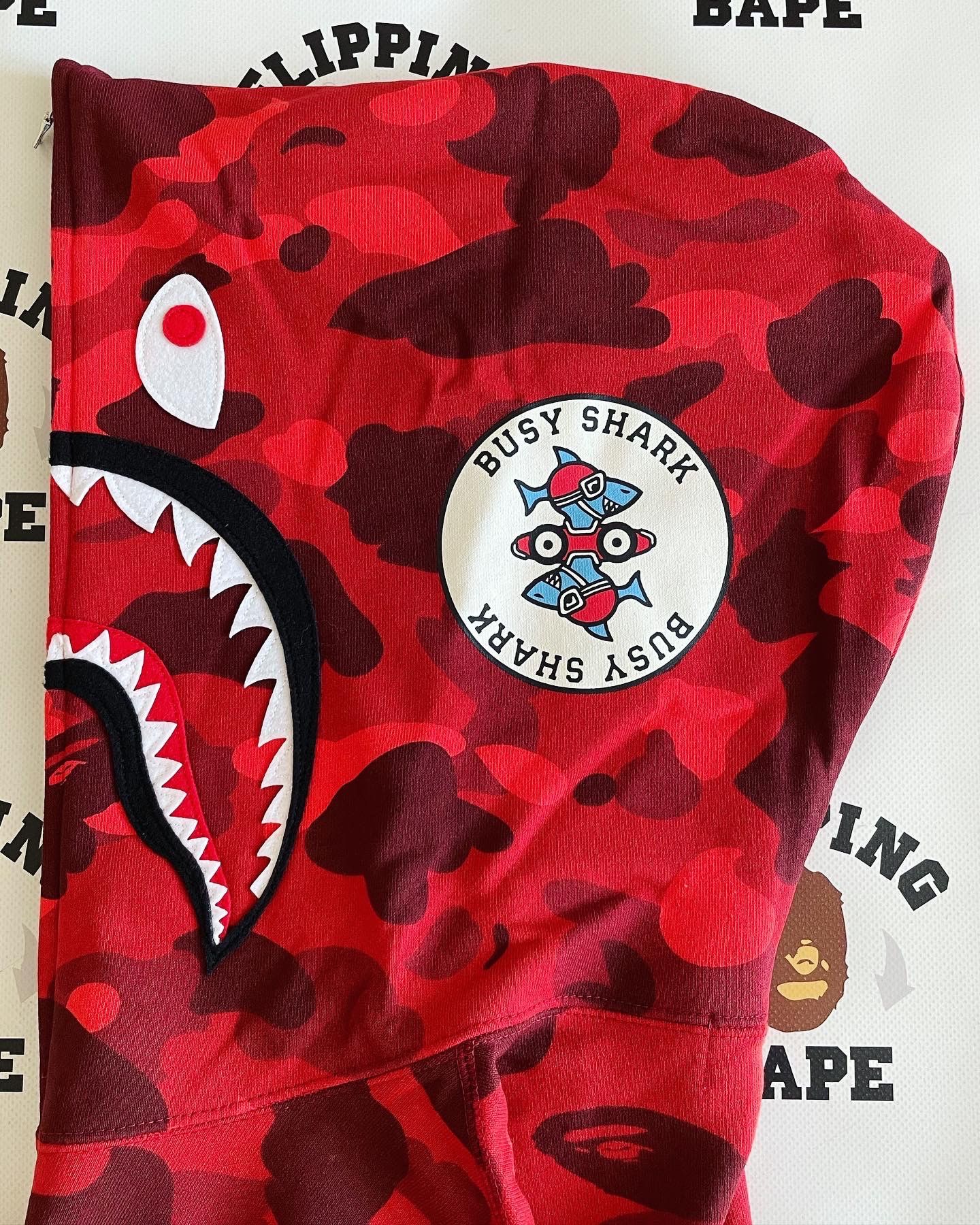 Bape BAPE COLOR CAMO SHARK FULL ZIP HOODIE 2022 Size US XXL / EU 58 / 5 - 5 Thumbnail