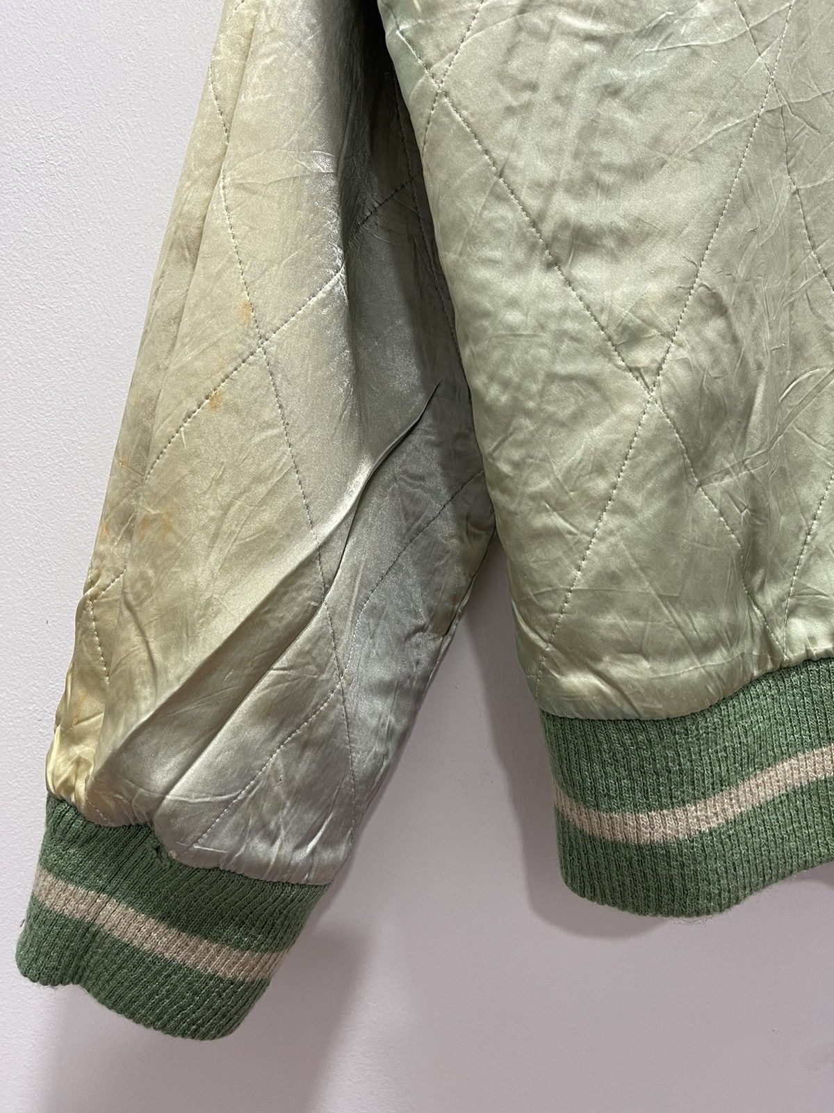 Japanese Brand × Vintage OZONE ROCKS DRAGONFLY SAMURAI SUKAJAN SOUVENIR JACKET Size US M / EU 48-50 / 2 - 4 Thumbnail
