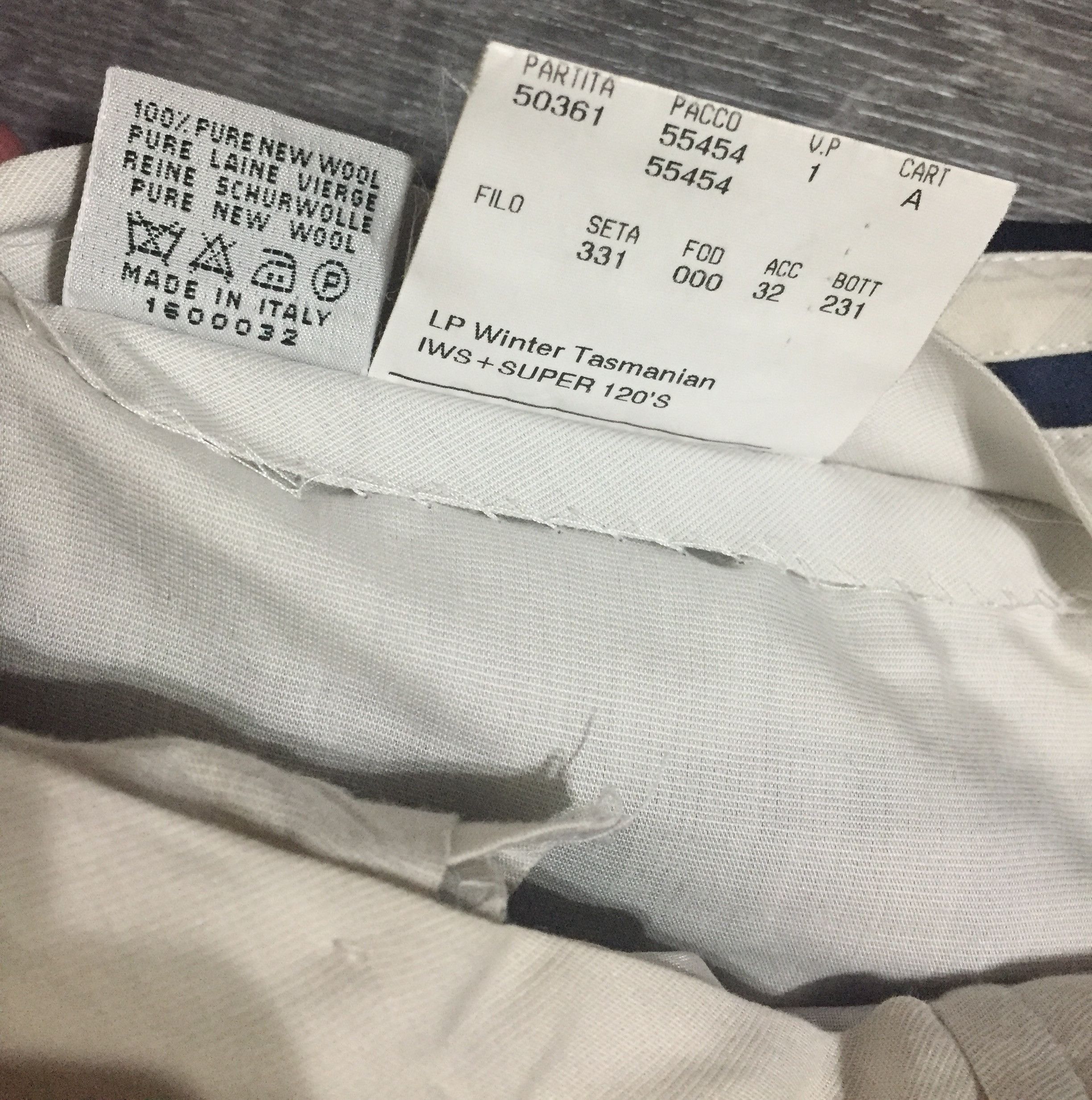 Canali Canali x Loro Piana Wool Trousers Pants Size 48R - 10 Thumbnail