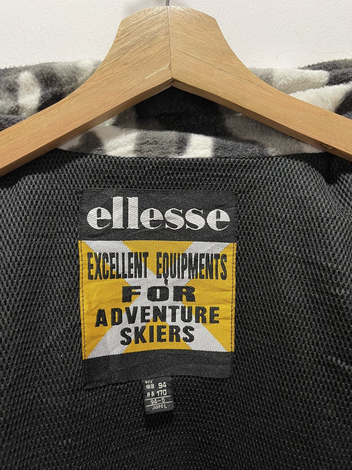 Ellesse × Vintage VINTAGE ELLESSE SPELLOUT EMBROIDERY SKI BOMBER JACKET Size US L / EU 52-54 / 3 - 10 Thumbnail