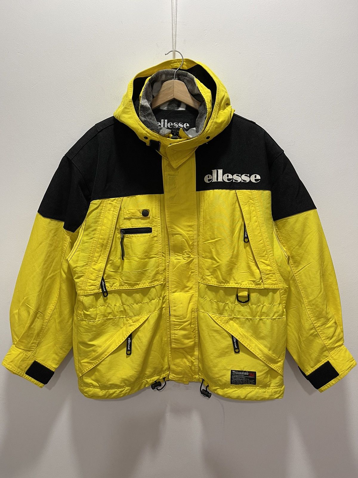Ellesse × Vintage VINTAGE ELLESSE SPELLOUT EMBROIDERY SKI BOMBER JACKET Size US L / EU 52-54 / 3 - 1 Thumbnail