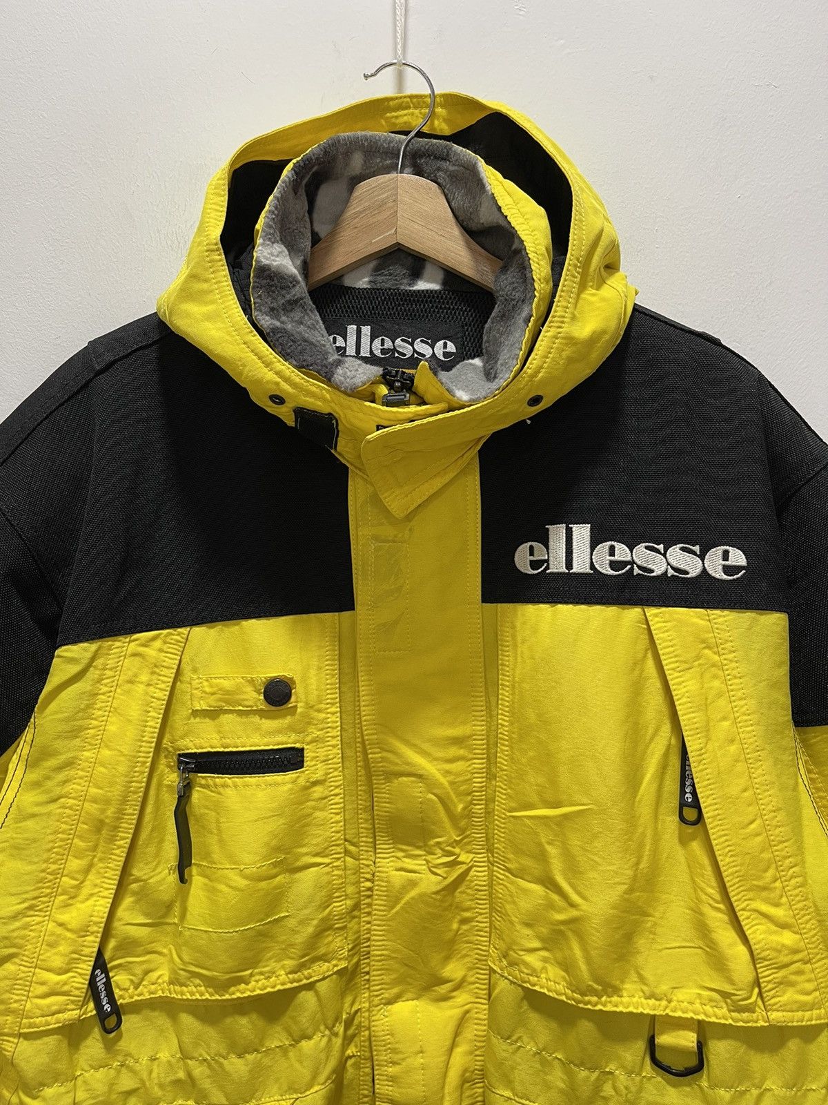 Ellesse × Vintage VINTAGE ELLESSE SPELLOUT EMBROIDERY SKI BOMBER JACKET Size US L / EU 52-54 / 3 - 2 Thumbnail