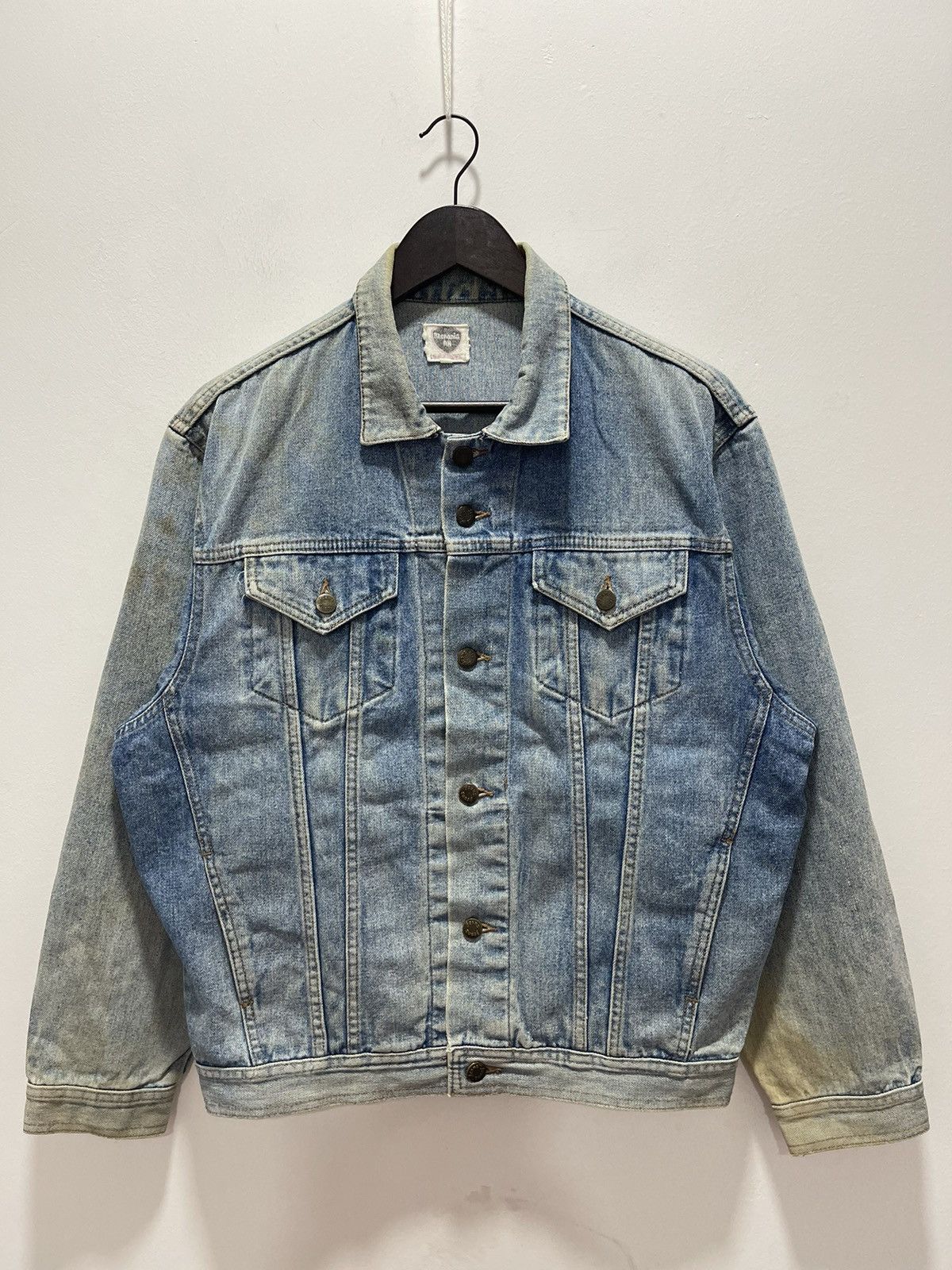 Japanese Brand JAPANESE BRAND TRUCKER KANYE STYLE DISTRESSED DENIM JACKET Size US M / EU 48-50 / 2 - 1 Thumbnail