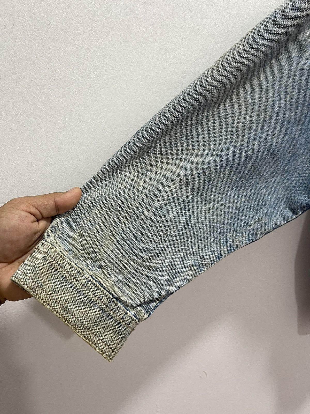 Japanese Brand JAPANESE BRAND TRUCKER KANYE STYLE DISTRESSED DENIM JACKET Size US M / EU 48-50 / 2 - 8 Thumbnail