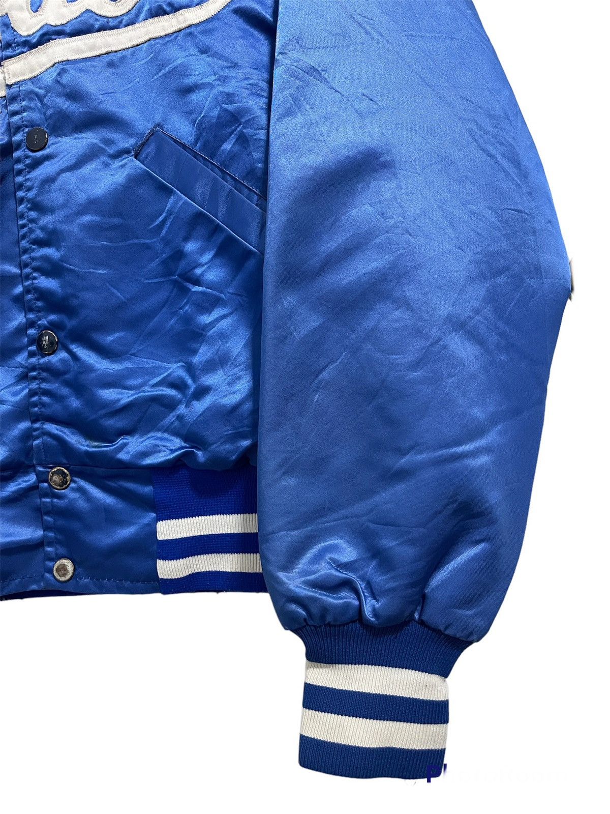 MLB VINTAGE KC ROYALS MLB STARTER SATIN VARSITY JACKET Size US M / EU 48-50 / 2 - 4 Thumbnail