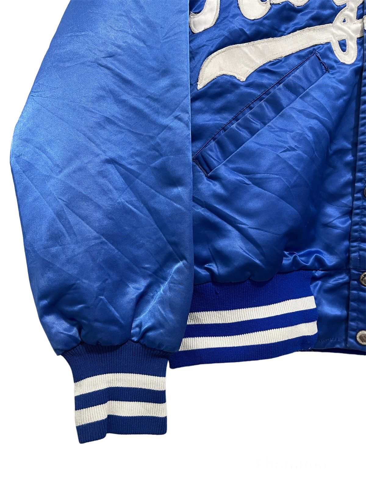 MLB VINTAGE KC ROYALS MLB STARTER SATIN VARSITY JACKET Size US M / EU 48-50 / 2 - 5 Thumbnail