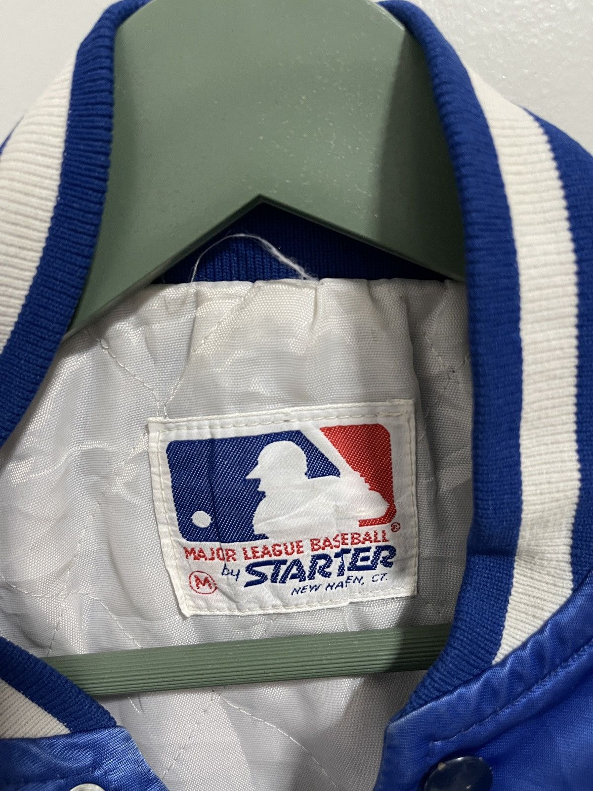 MLB VINTAGE KC ROYALS MLB STARTER SATIN VARSITY JACKET Size US M / EU 48-50 / 2 - 7 Thumbnail