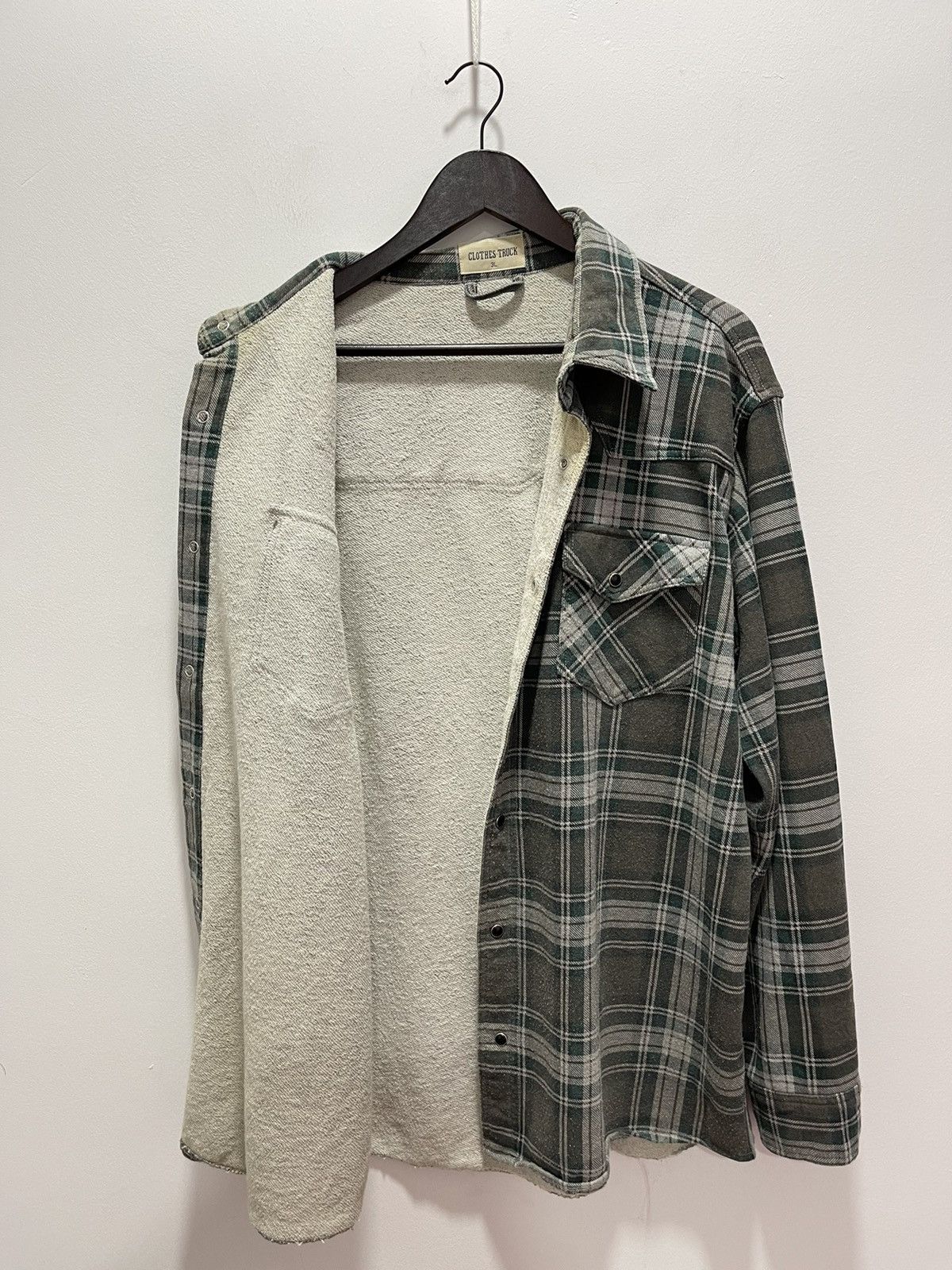 Flannel × Japanese Brand × Vintage VINTAGE CHECKERED DOUBLE POCKET FLANNEL Size US XL / EU 56 / 4 - 8 Thumbnail