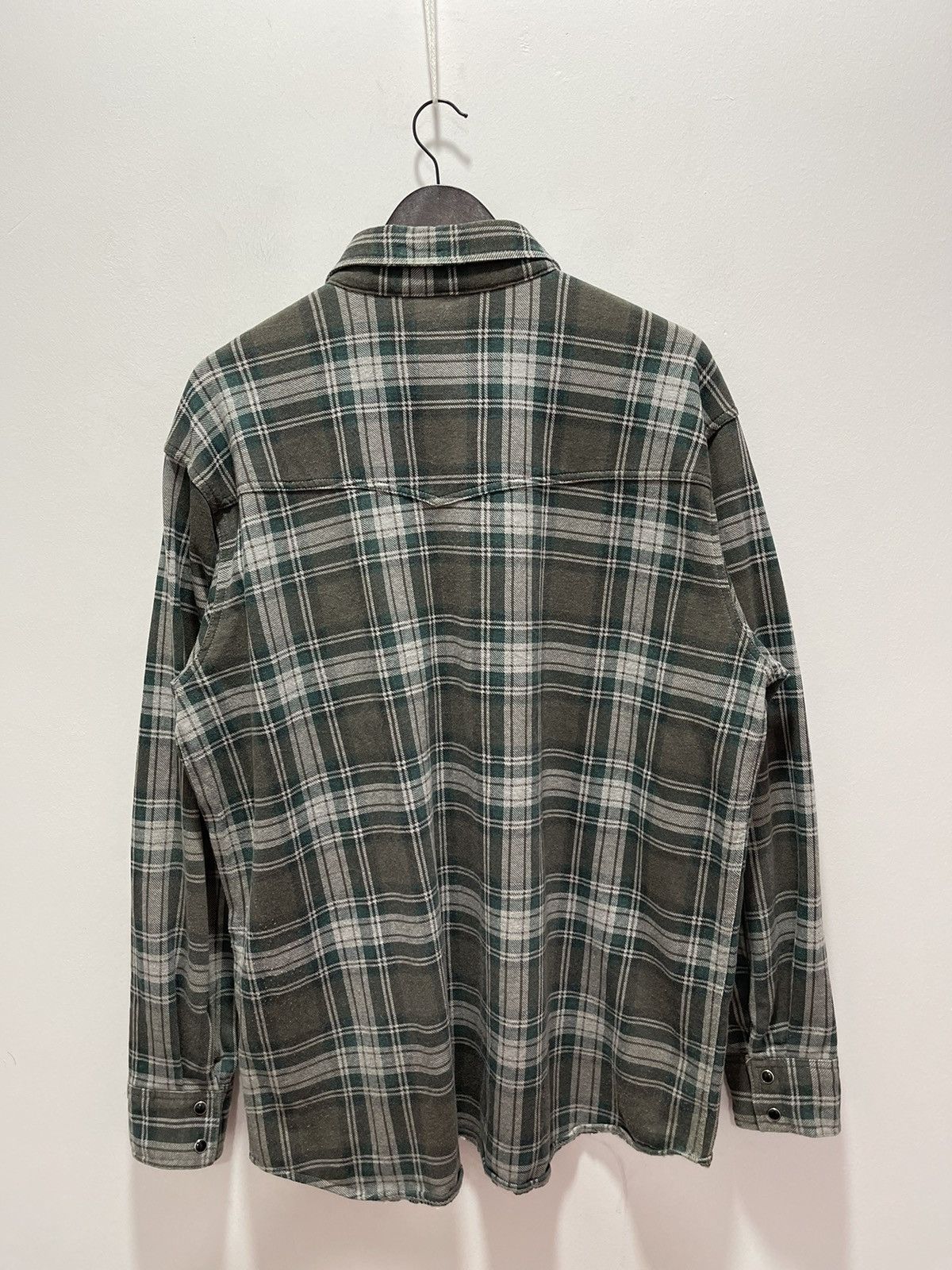 Flannel × Japanese Brand × Vintage VINTAGE CHECKERED DOUBLE POCKET FLANNEL Size US XL / EU 56 / 4 - 7 Thumbnail