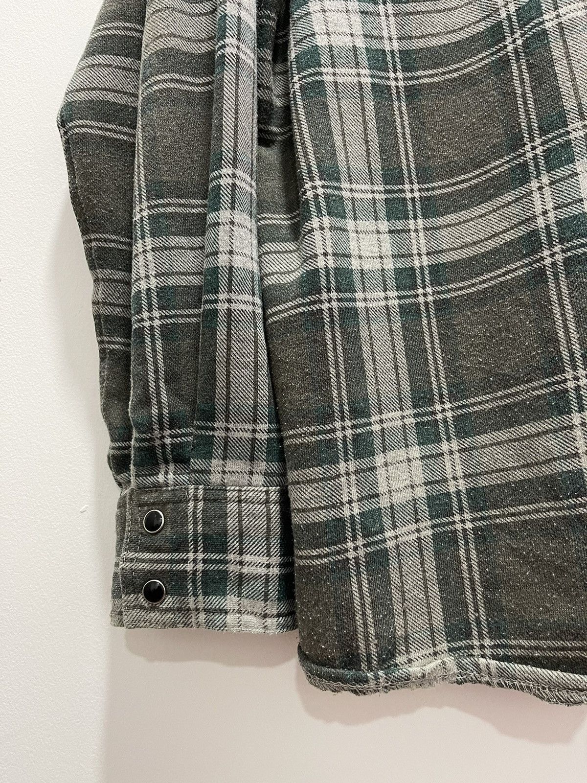 Flannel × Japanese Brand × Vintage VINTAGE CHECKERED DOUBLE POCKET FLANNEL Size US XL / EU 56 / 4 - 6 Thumbnail