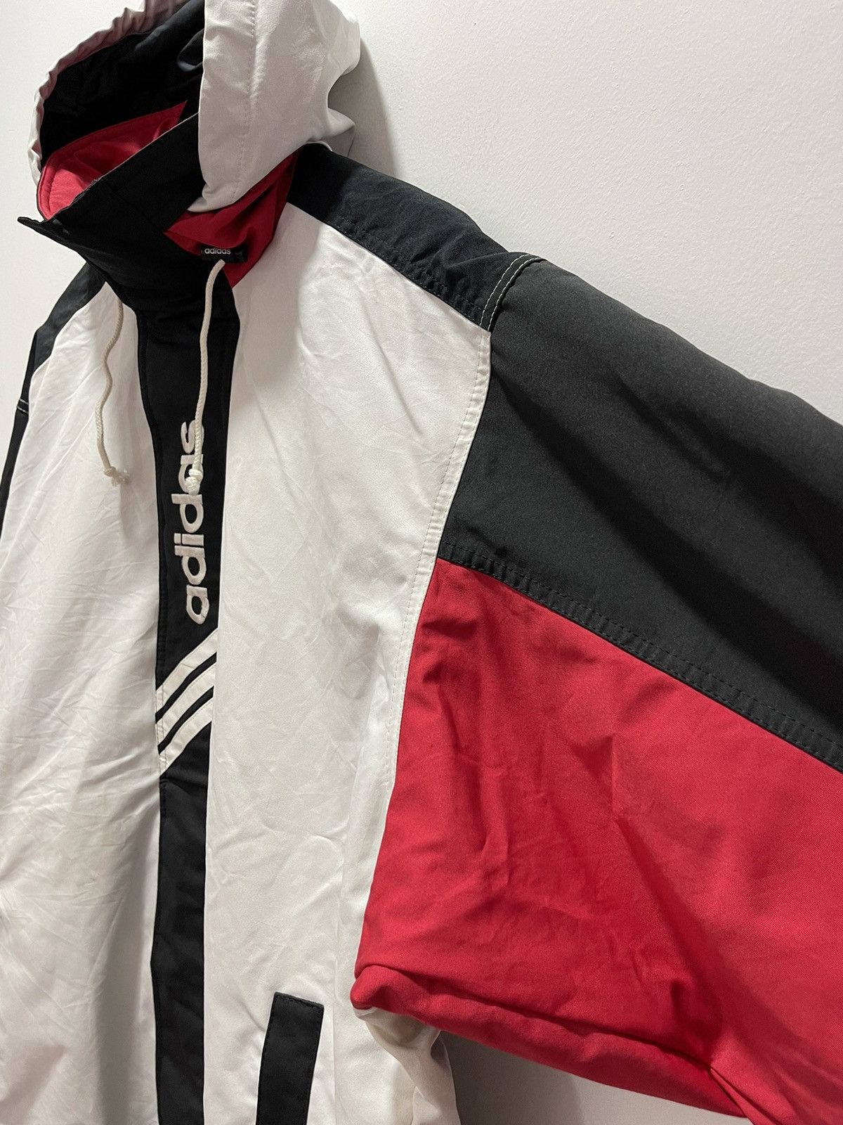 Adidas × Descente × Vintage VINTAGE ADIDAS TREFOIL SPELLOUT ZIP UP JACKET Size US L / EU 52-54 / 3 - 3 Thumbnail