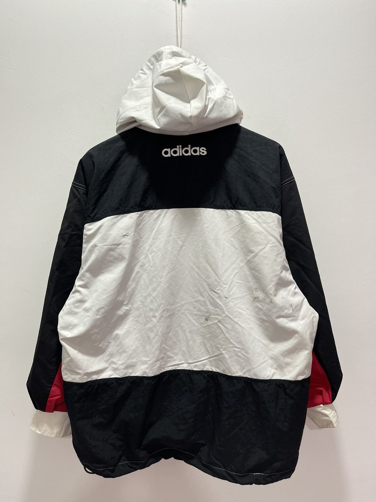 Adidas × Descente × Vintage VINTAGE ADIDAS TREFOIL SPELLOUT ZIP UP JACKET Size US L / EU 52-54 / 3 - 7 Thumbnail