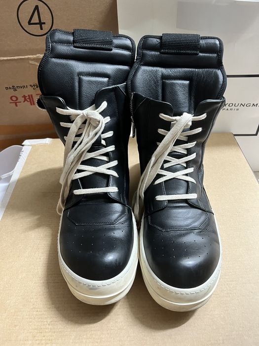 Rick Owens Rick Owens Geobaskets black 42.5 | Grailed