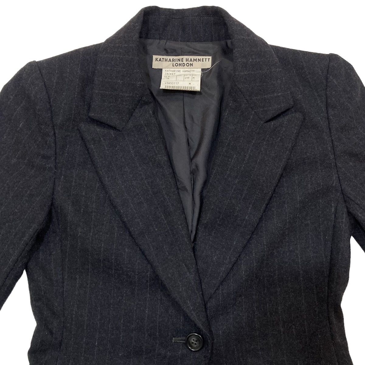 Katharine Hamnett London KATHARINE HAMNETT LONDON WOOL BLAZER Size M / US 6-8 / IT 42-44 - 2 Thumbnail