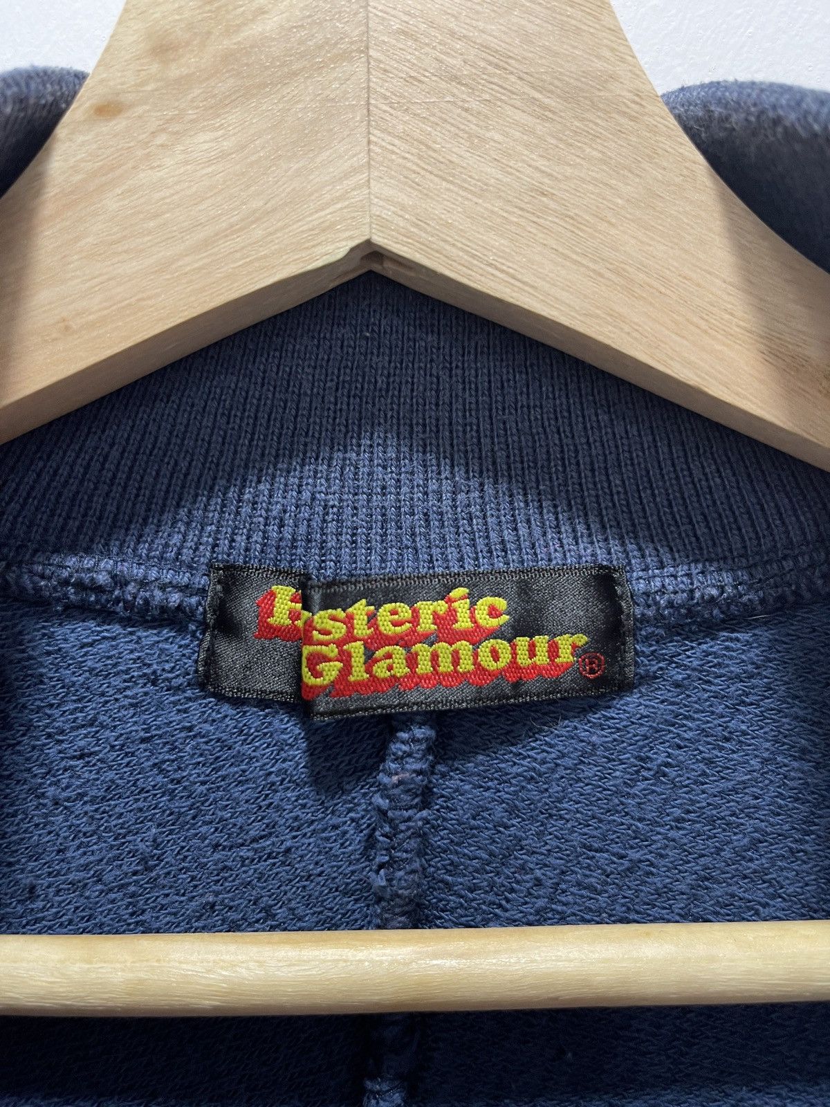 Hysteric Glamour DISTRESSED HYSTERIC GLAMOUR FLEECE ZIP UP SWEATER Size XS / US 0-2 / IT 36-38 - 7 Thumbnail