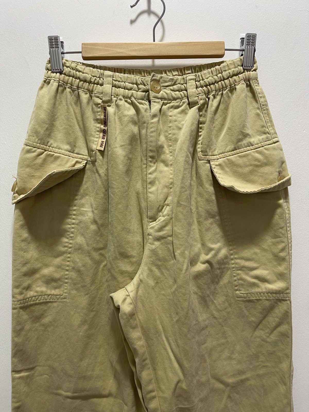 Hai Sporting Gear ISSEY MIYAKE PANTS BEIGE SIDE POCKET TROUSERS DRAWSTRING Size US 28 / EU 44 - 4 Thumbnail